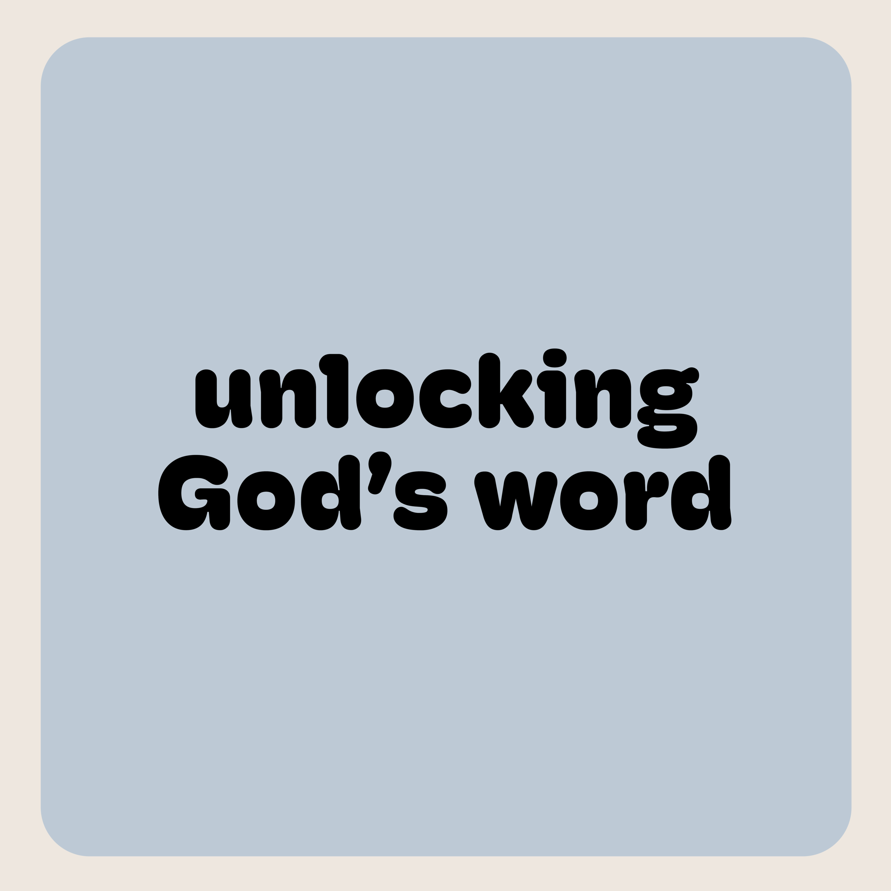 Unlocking God's Word episode artwork