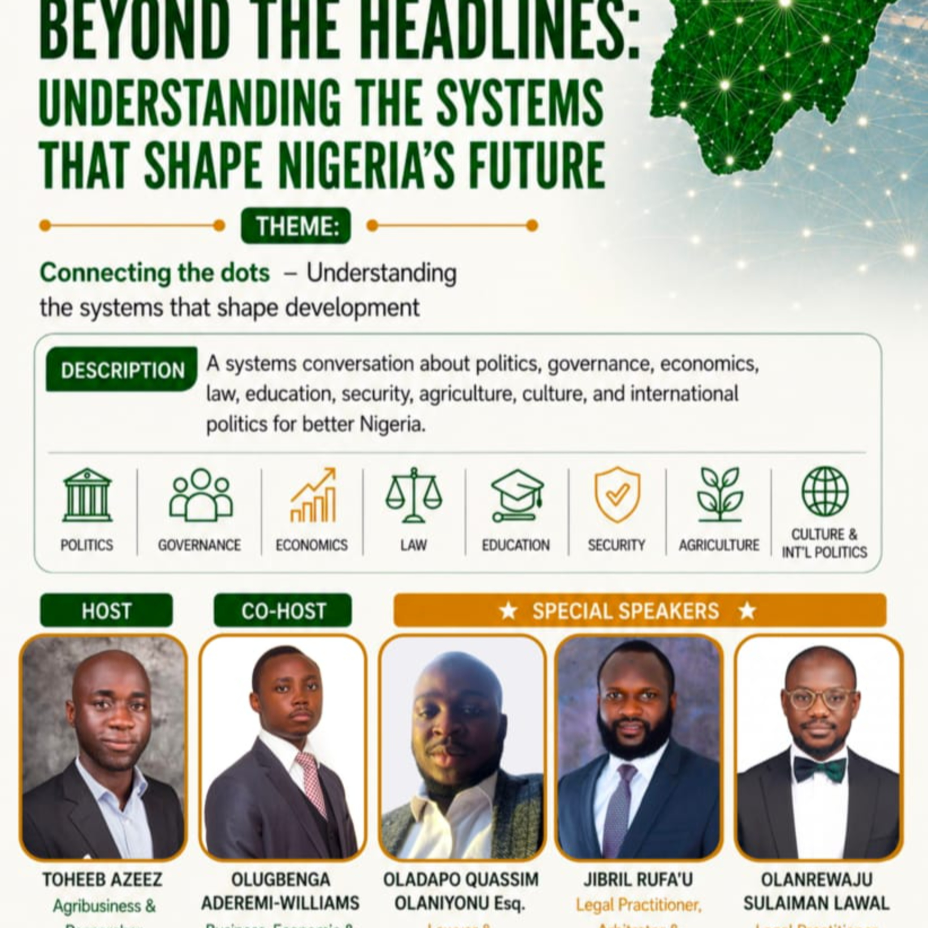 EP 02 | Weekly Space: Beyond the Headlines: Understanding the Systems that Shape Nigeria's Future episode artwork