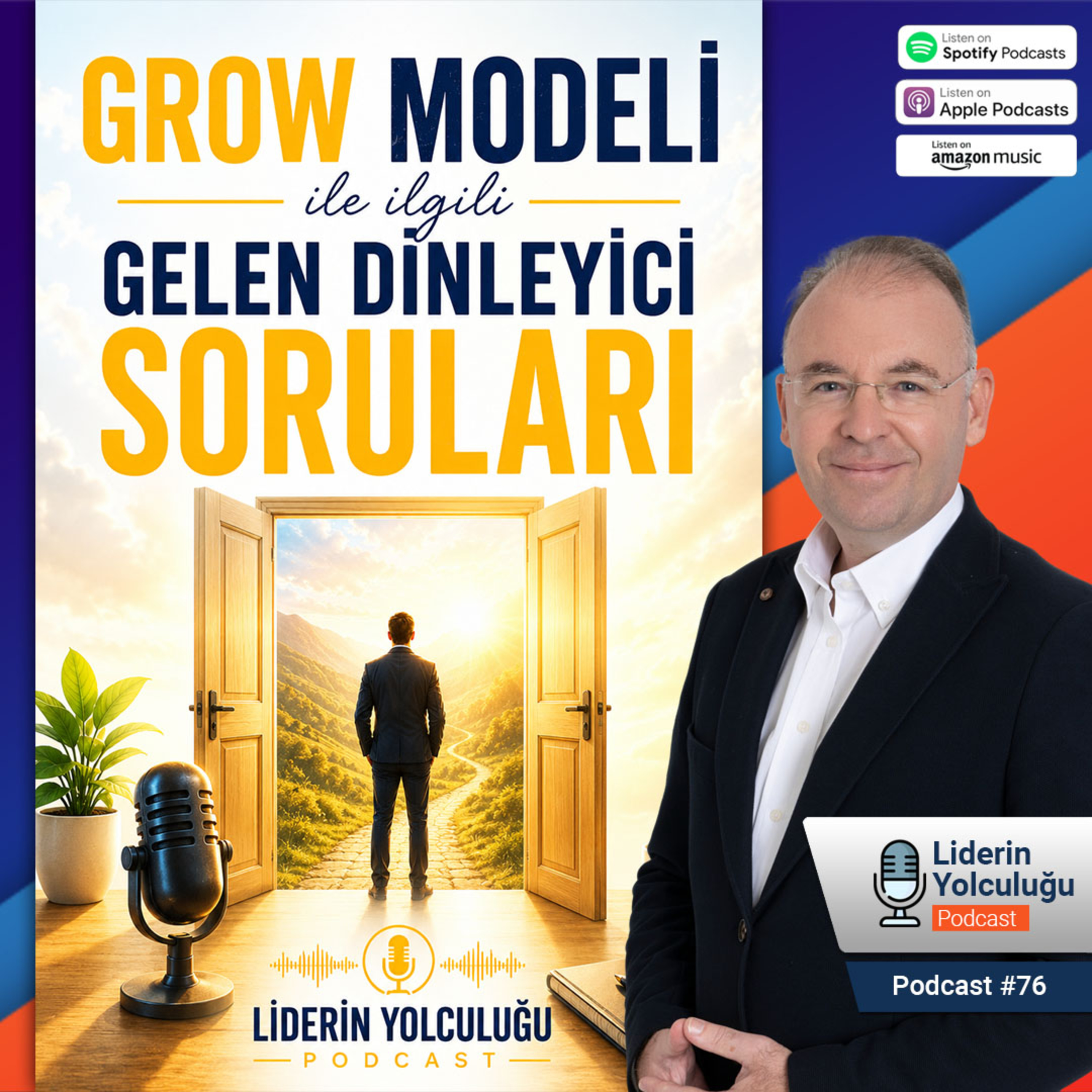 Liderin Yolculuğu #76 - GROW Modeli ile ilgili gelen dinleyici soruları episode artwork
