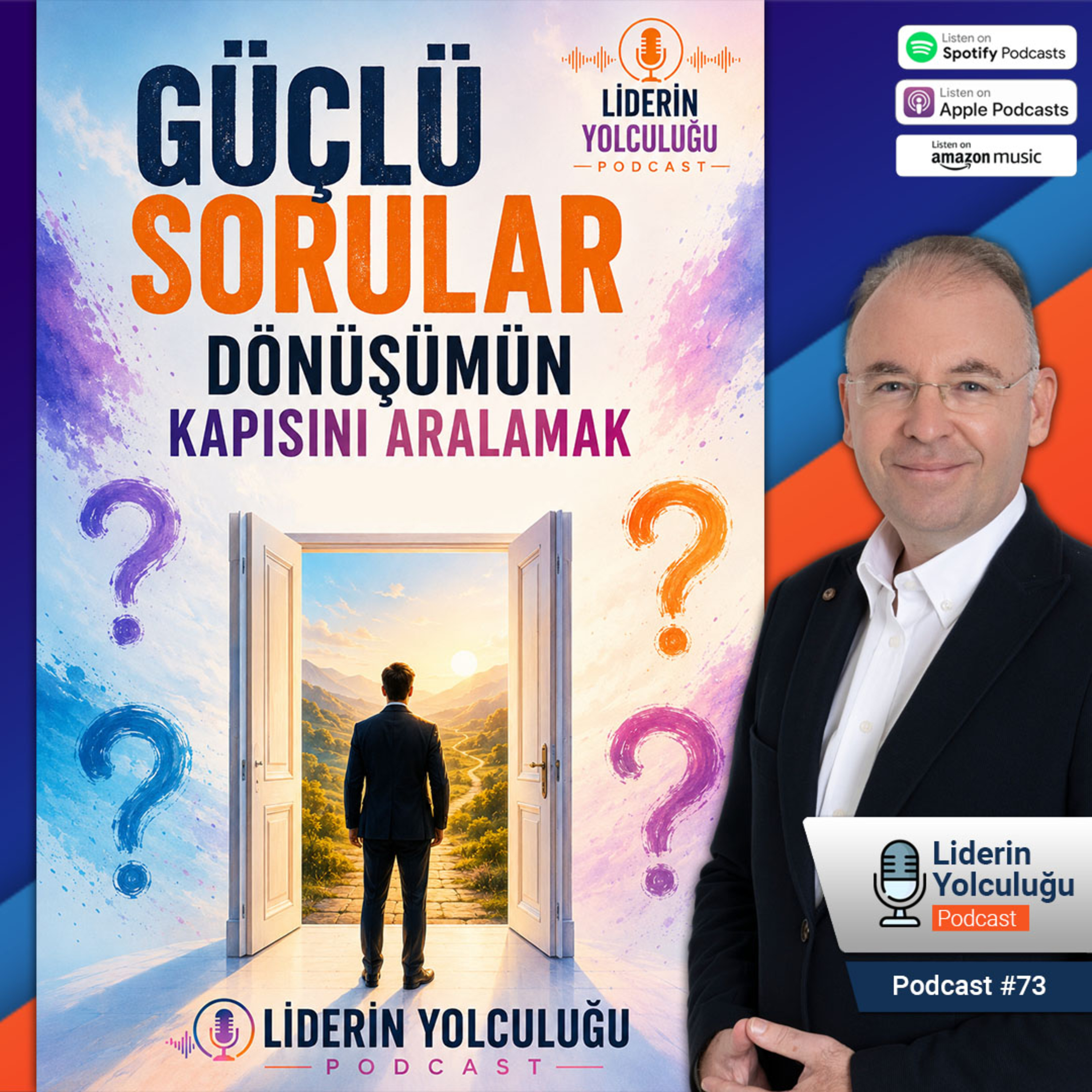 Liderin Yolculuğu #73 - Güçlü Sorular - Dönüşümün Kapısını Aralamak episode artwork