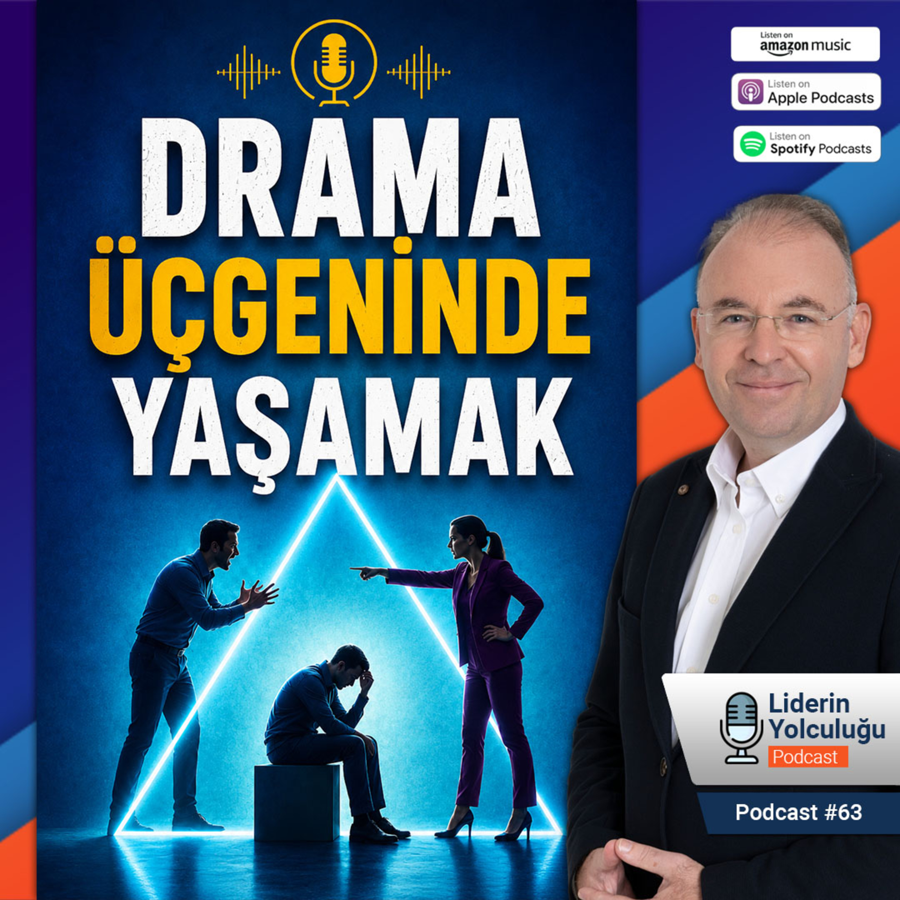 Liderin Yolculuğu #63 - Drama Üçgeninde Yaşamak episode artwork