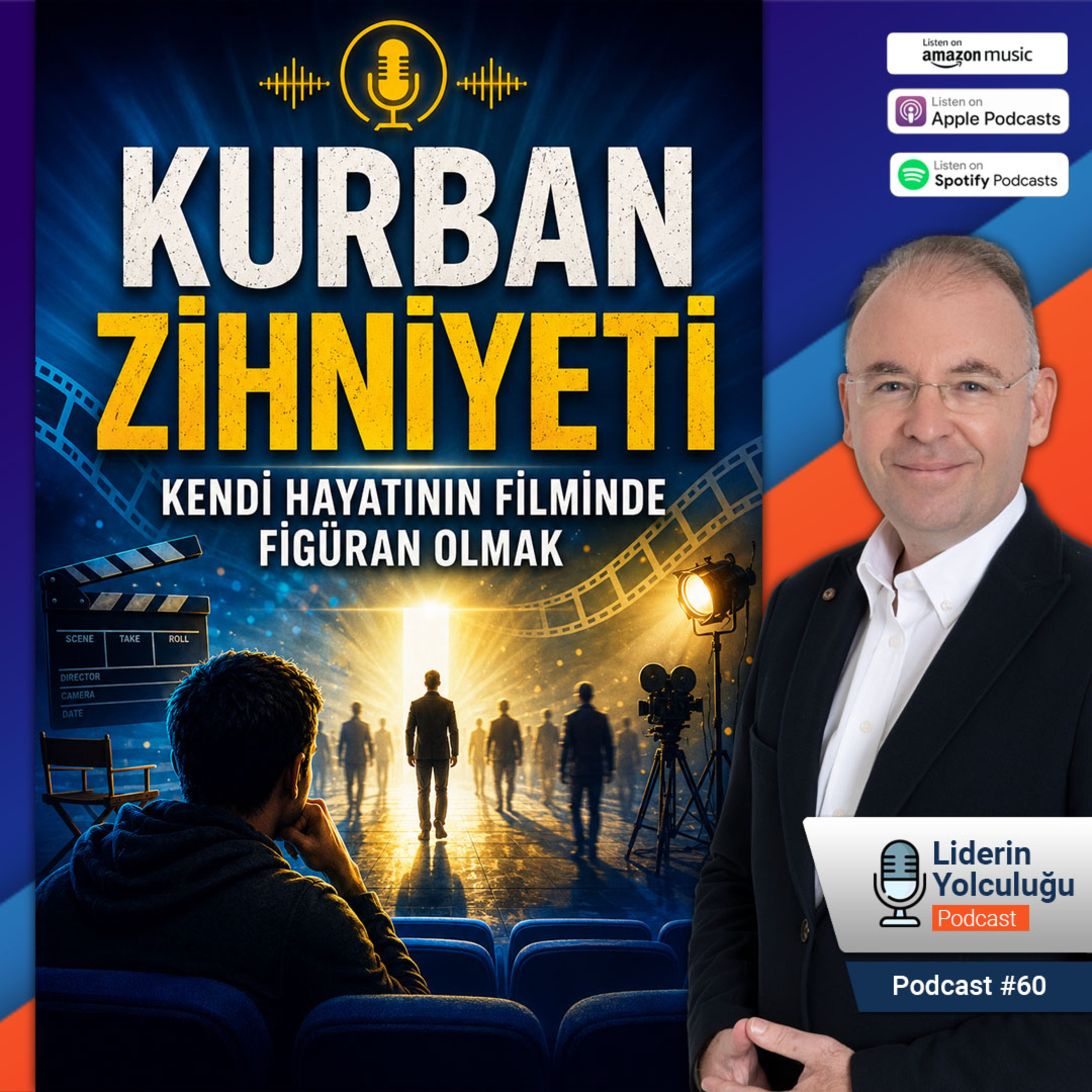 Liderin Yolculuğu#60 - Kurban Zihniyeti - Kendi Hayatının Filminde Figüran Olmak episode artwork