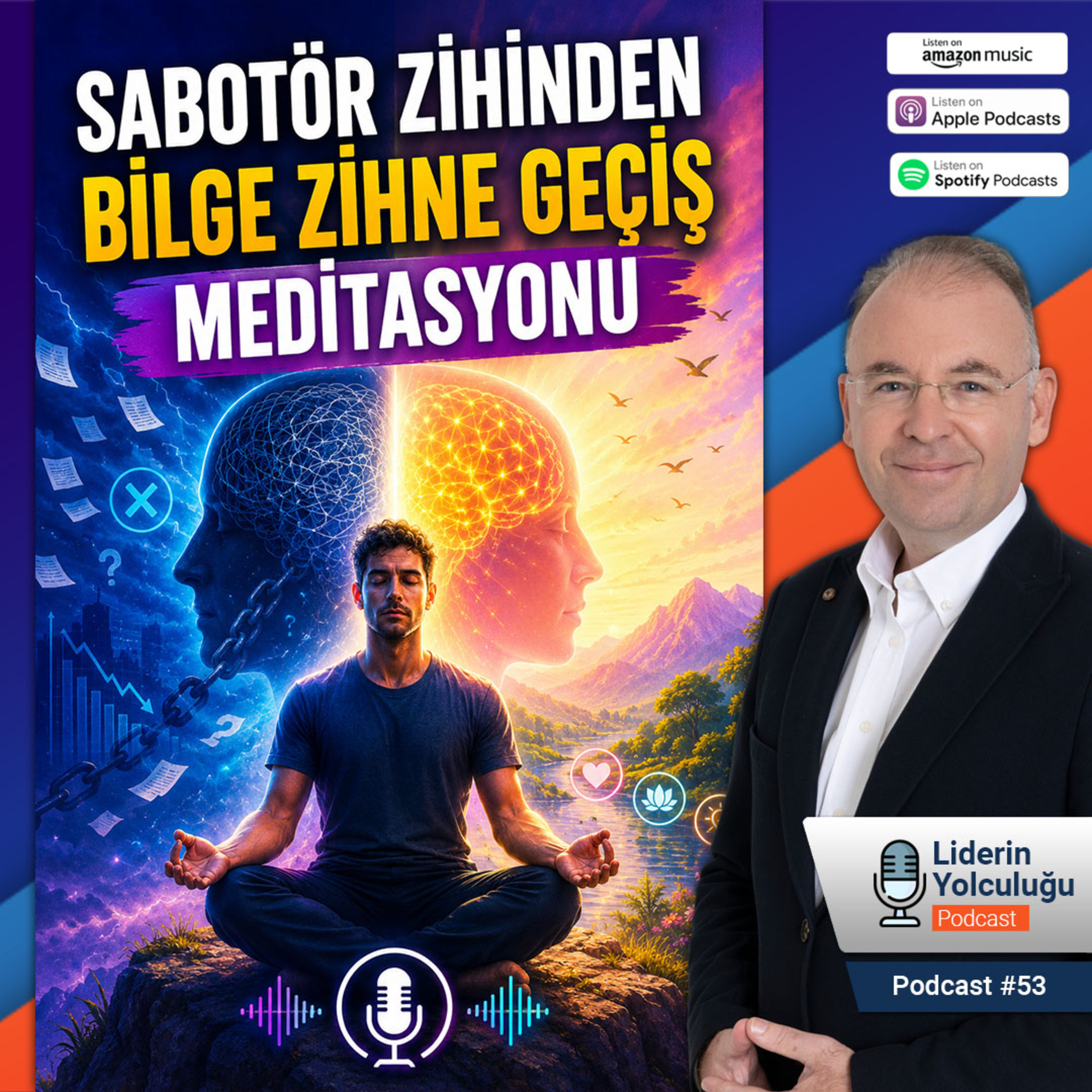 Liderin Yolculuğu #53 - Sabotör Zihinden Bilge Zihne Geçiş Meditasyonu episode artwork