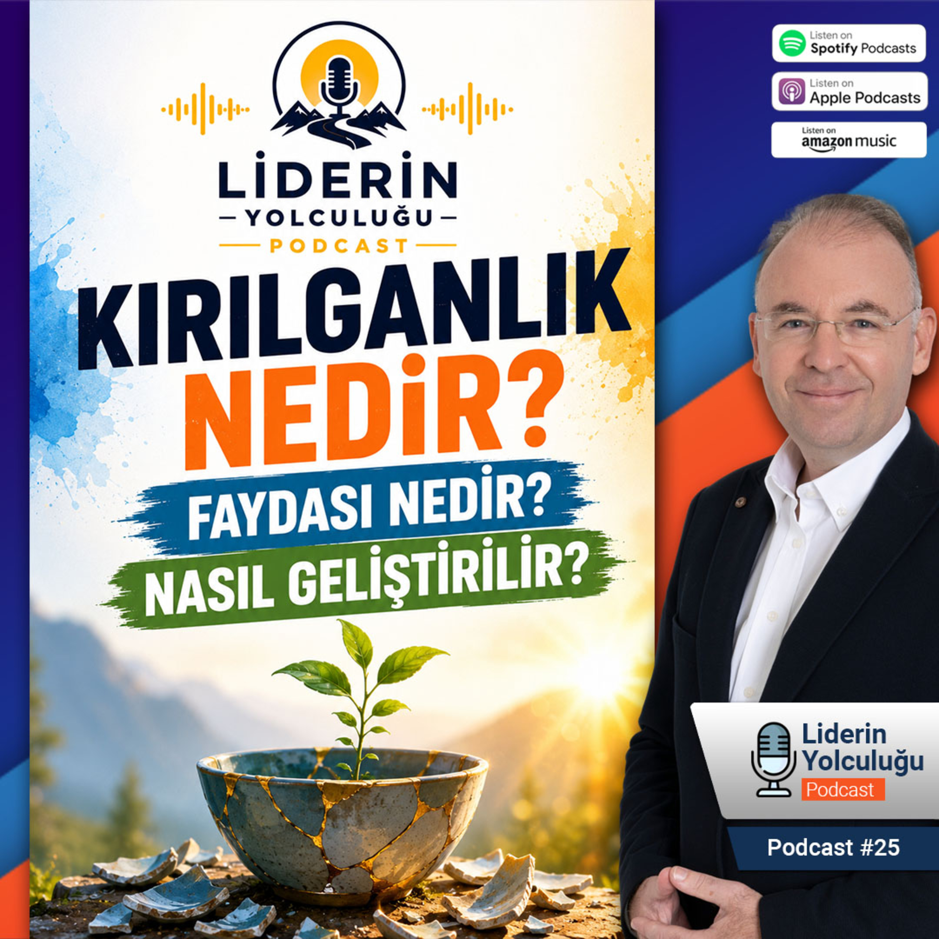 Liderin Yolculuğu #25 - Kırılganlık Nedir? Faydası Nedir? Nasıl Geliştirilir? episode artwork