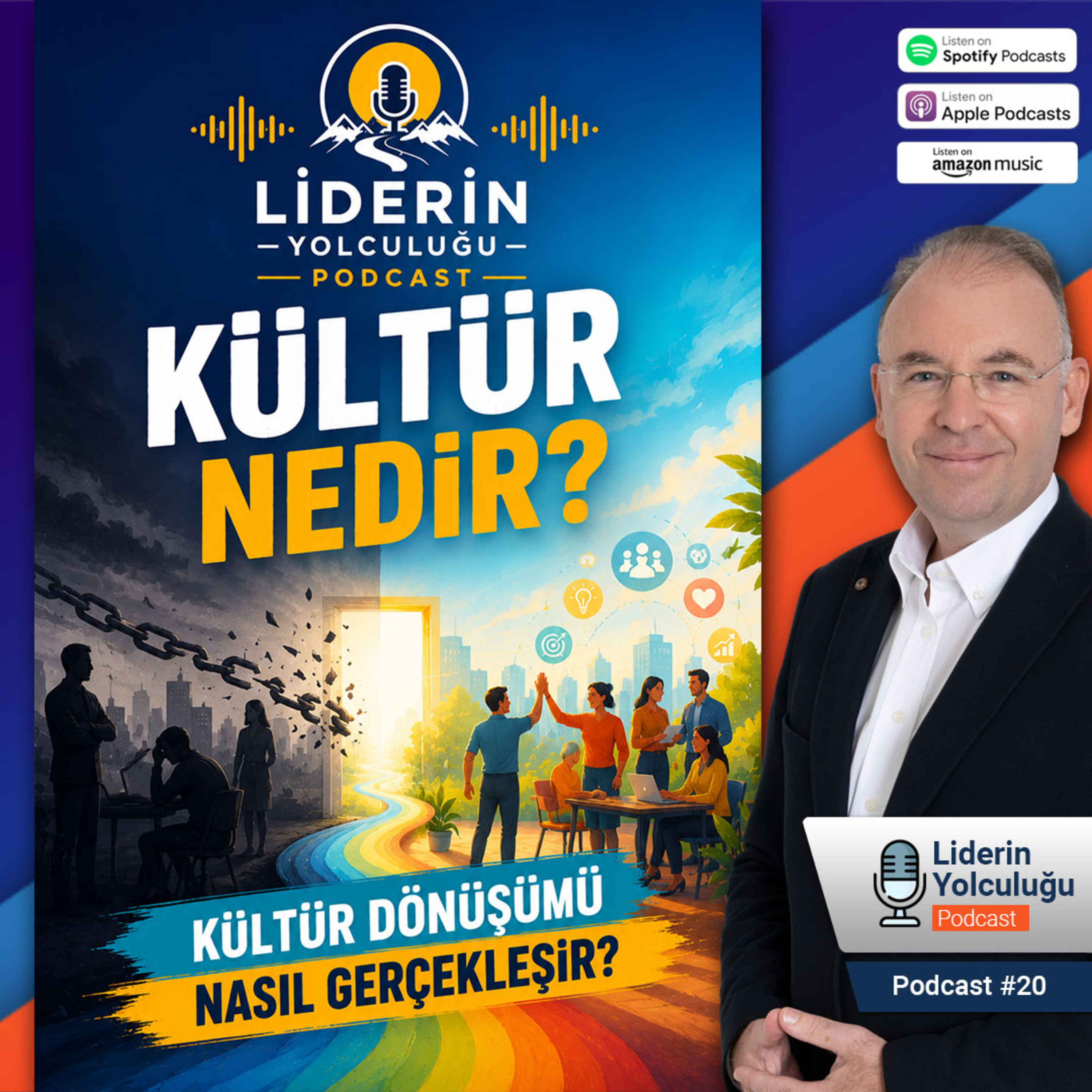 Liderin Yolculuğu #20 - Kültür Nedir? Kültür Dönüşümü Nasıl Gerçekleşir? episode artwork