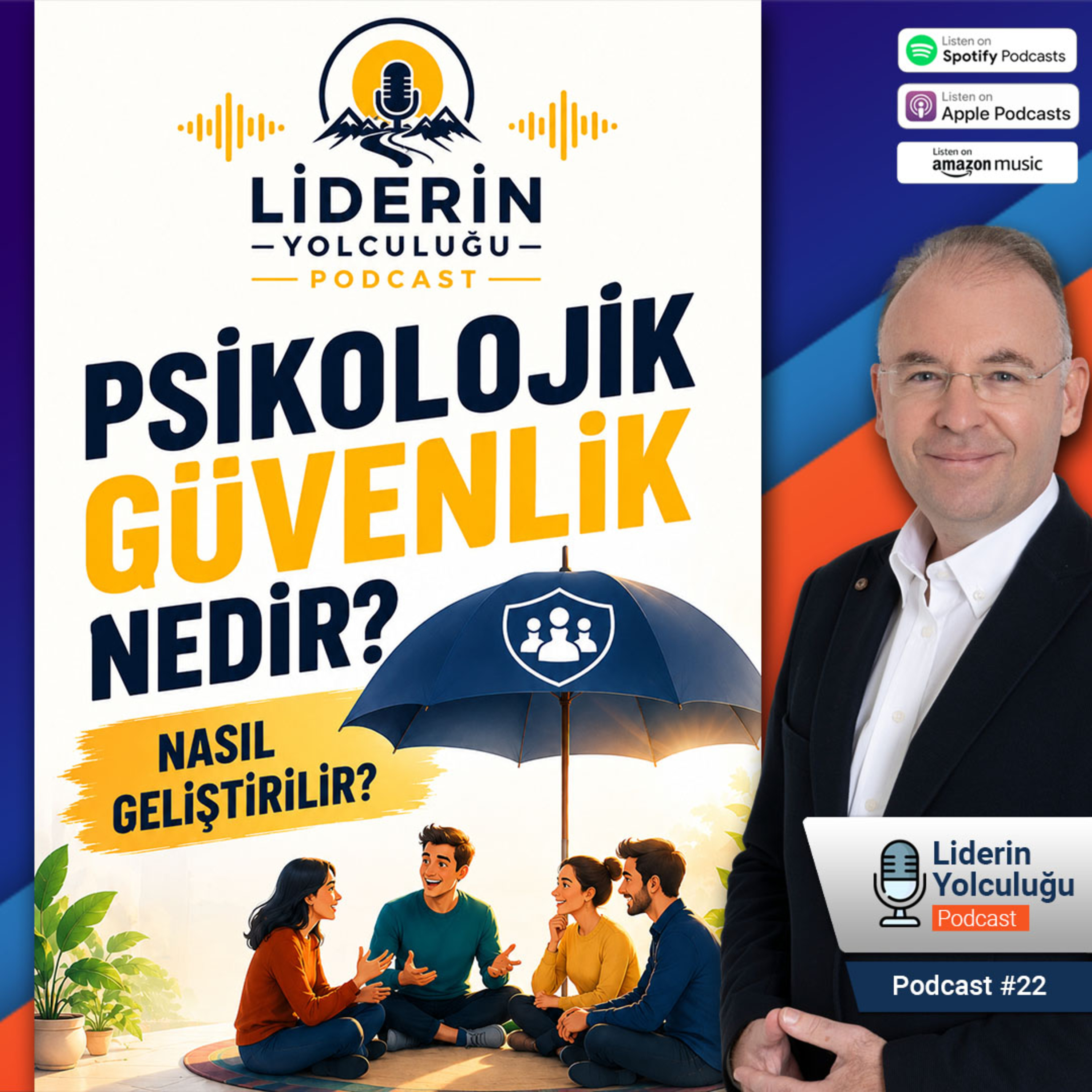 Liderin Yolculuğu #22 - Psikolojik Güvenlik Nedir? Nasıl Geliştirilir?  episode artwork