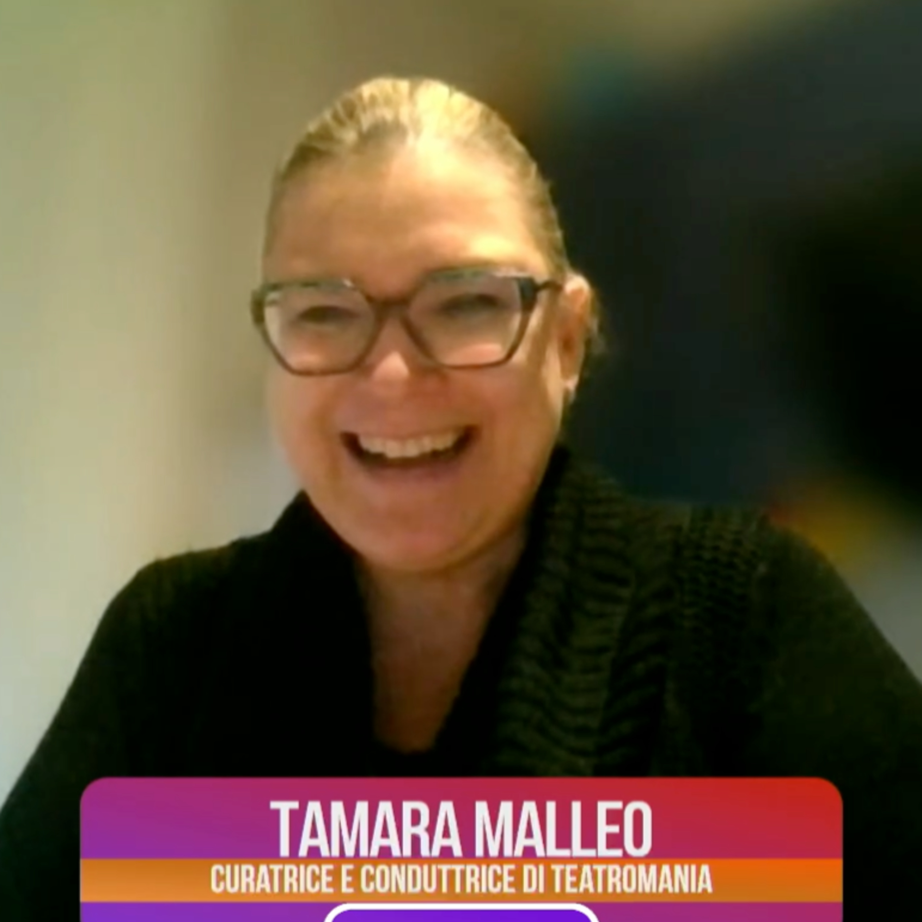 L'abitudine del teatro con Tamara Malleo