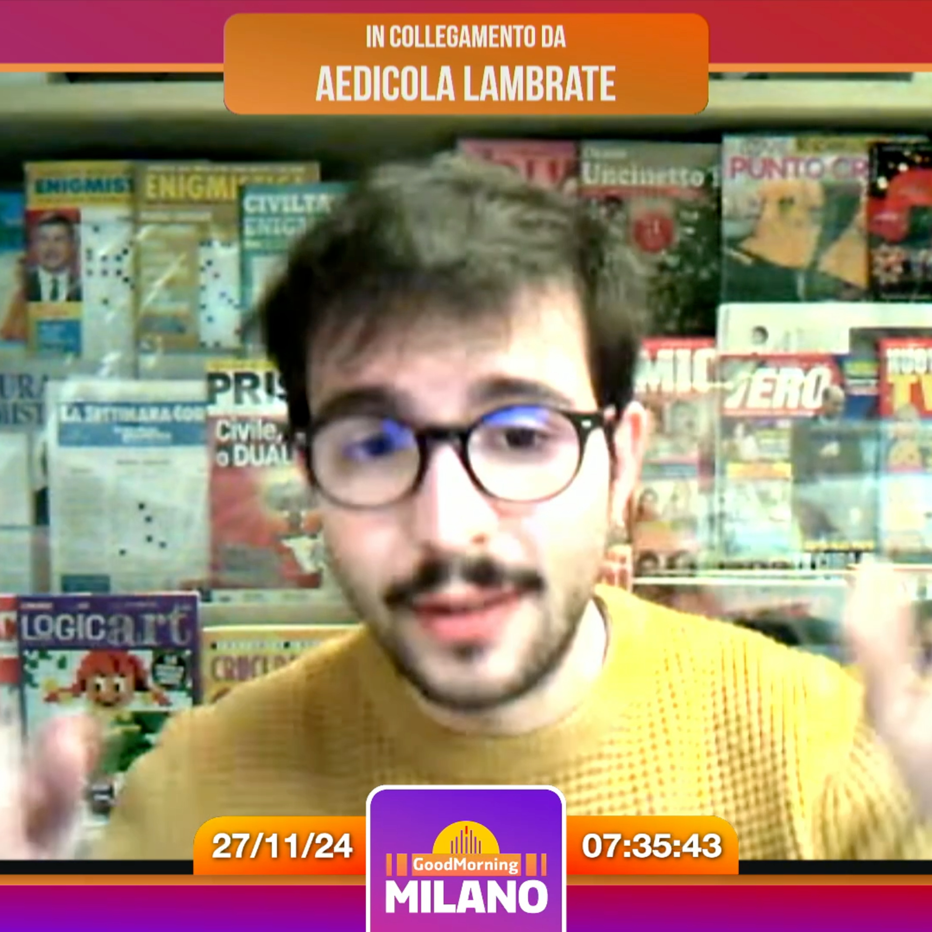 Le notizie commentate in diretta da Aedicola Lambrate