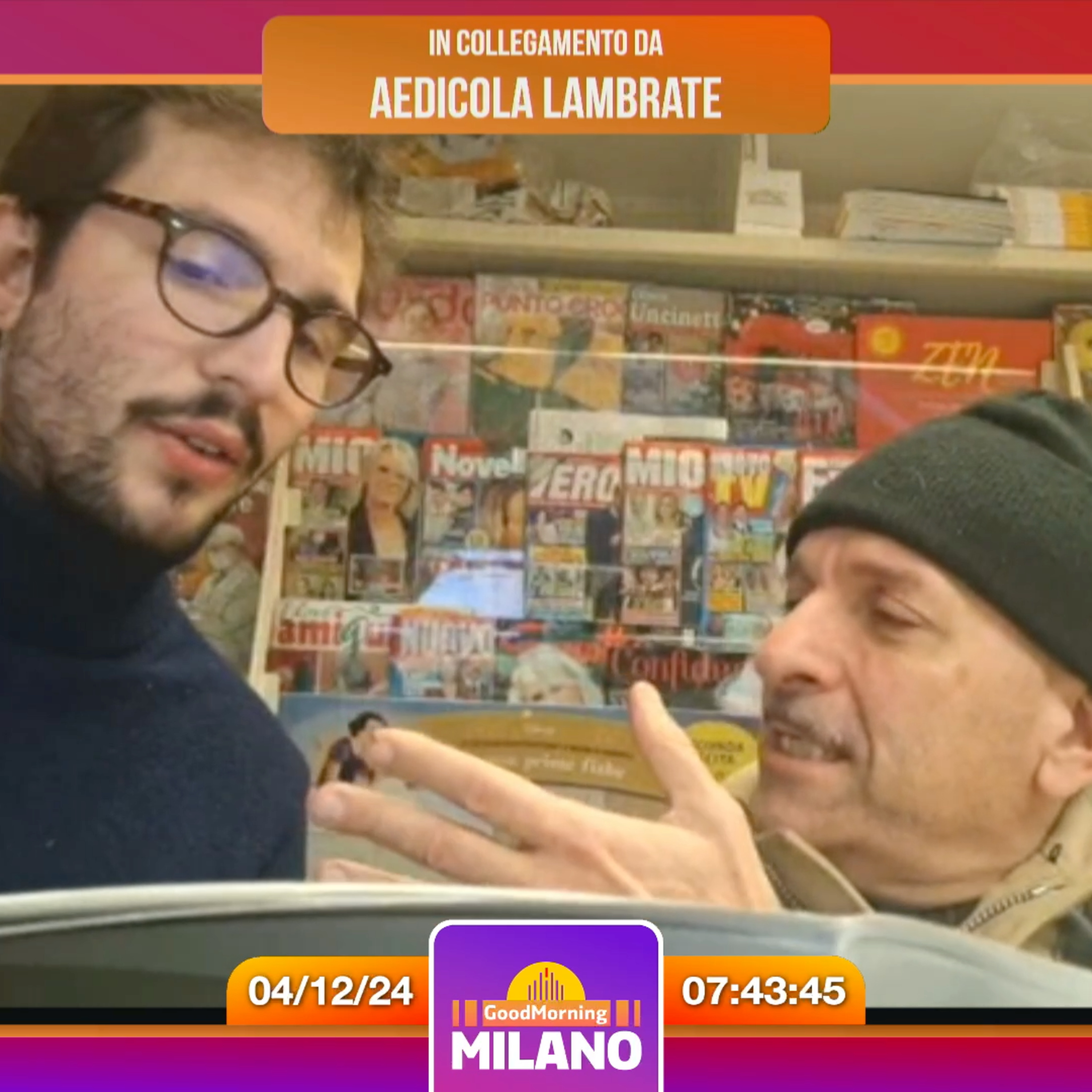 Aedicola Lambrate del 4 Dicembre con Alessandro e Aliosca