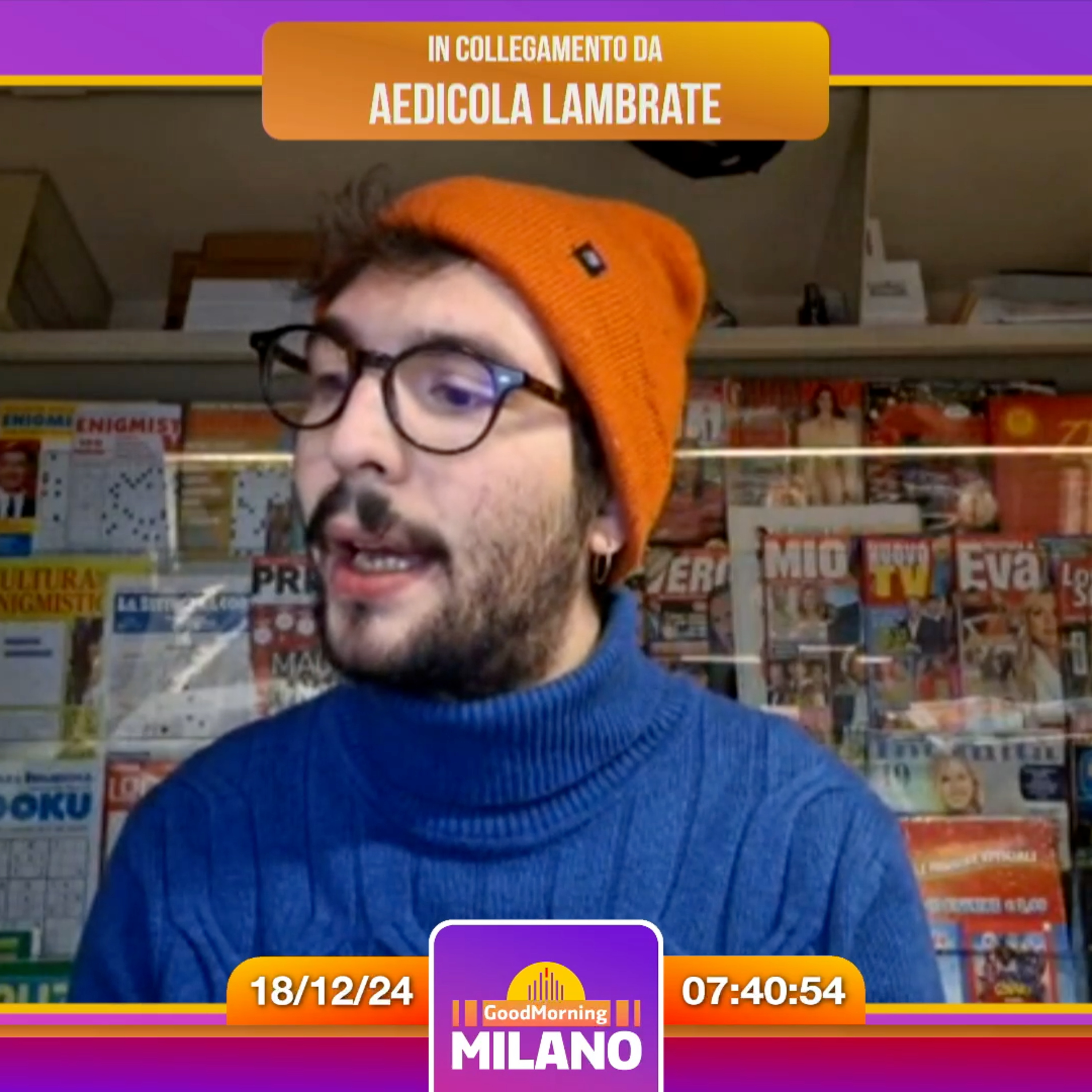 Le prime pagine del 18 dicembre in diretta da AEdicola Lambrate