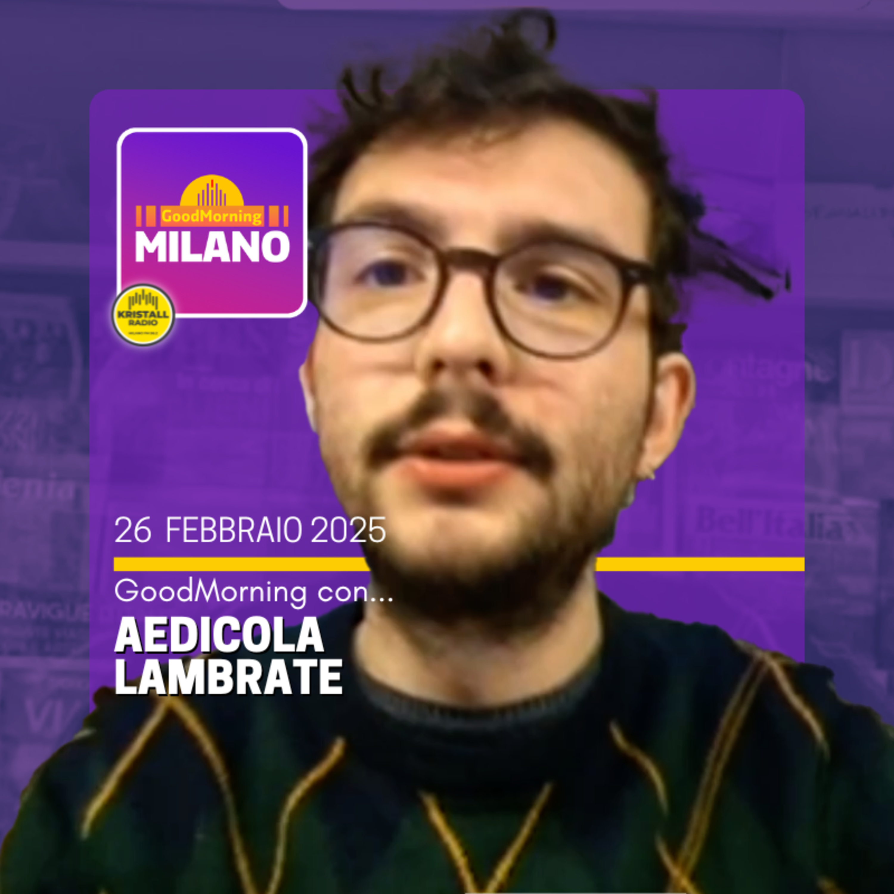 AEdicola Lambrate 26 febbraio 2025 - Arresti, Via San Vittore e Walter Veltroni