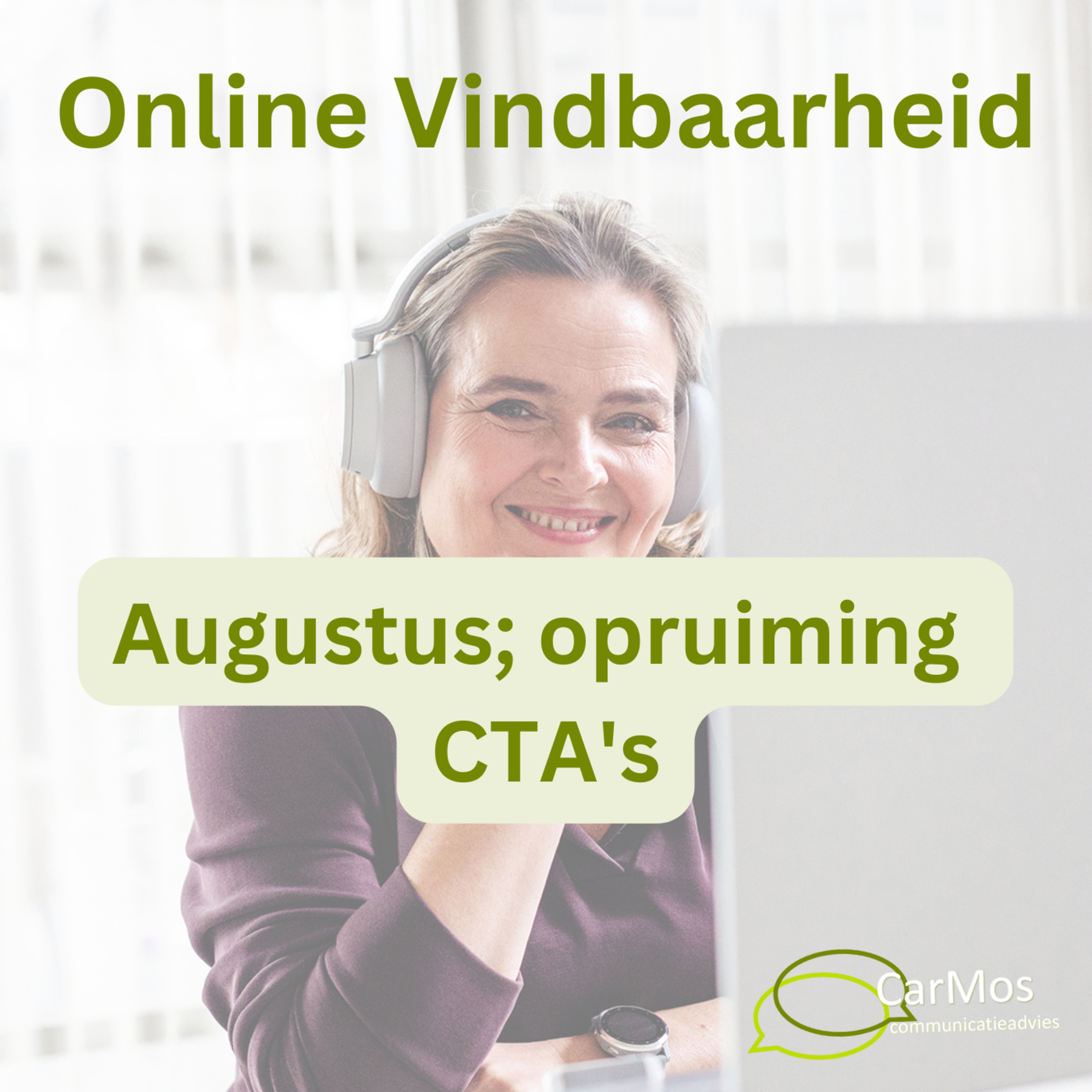 Online Vindbaarheid, de podcast van Caroline Mosies, CarMos partner in online vindbaarheid