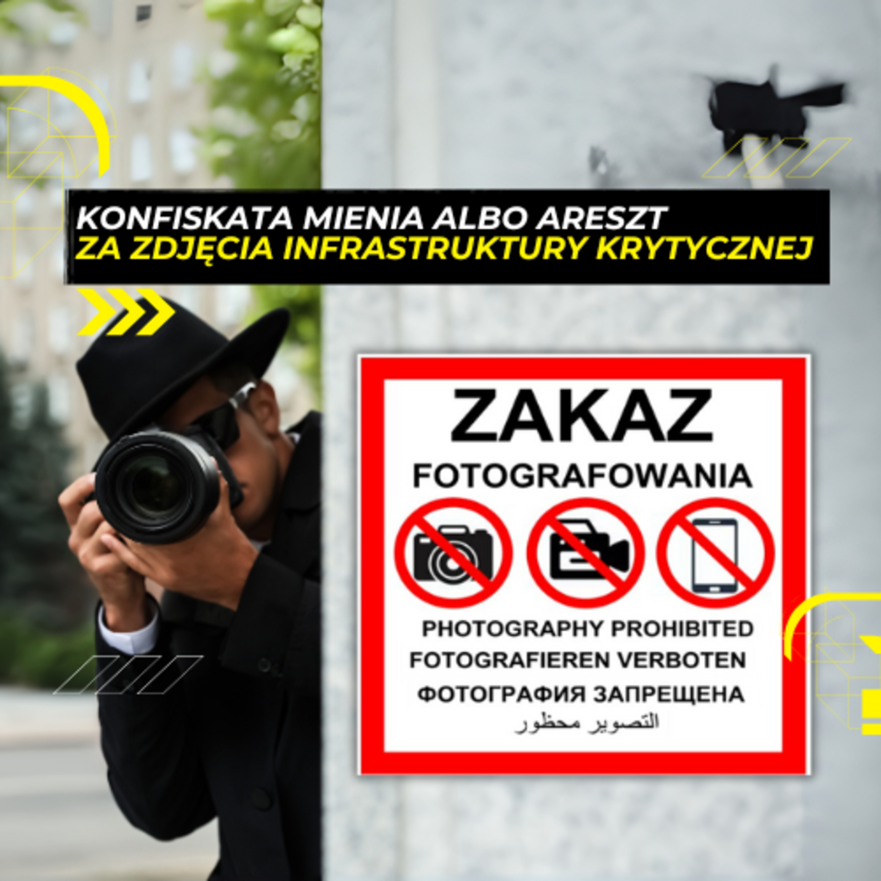 Uważaj! Konfiskata albo areszt za zdjęcia infrastruktury krytycznej - Energy Week episode artwork