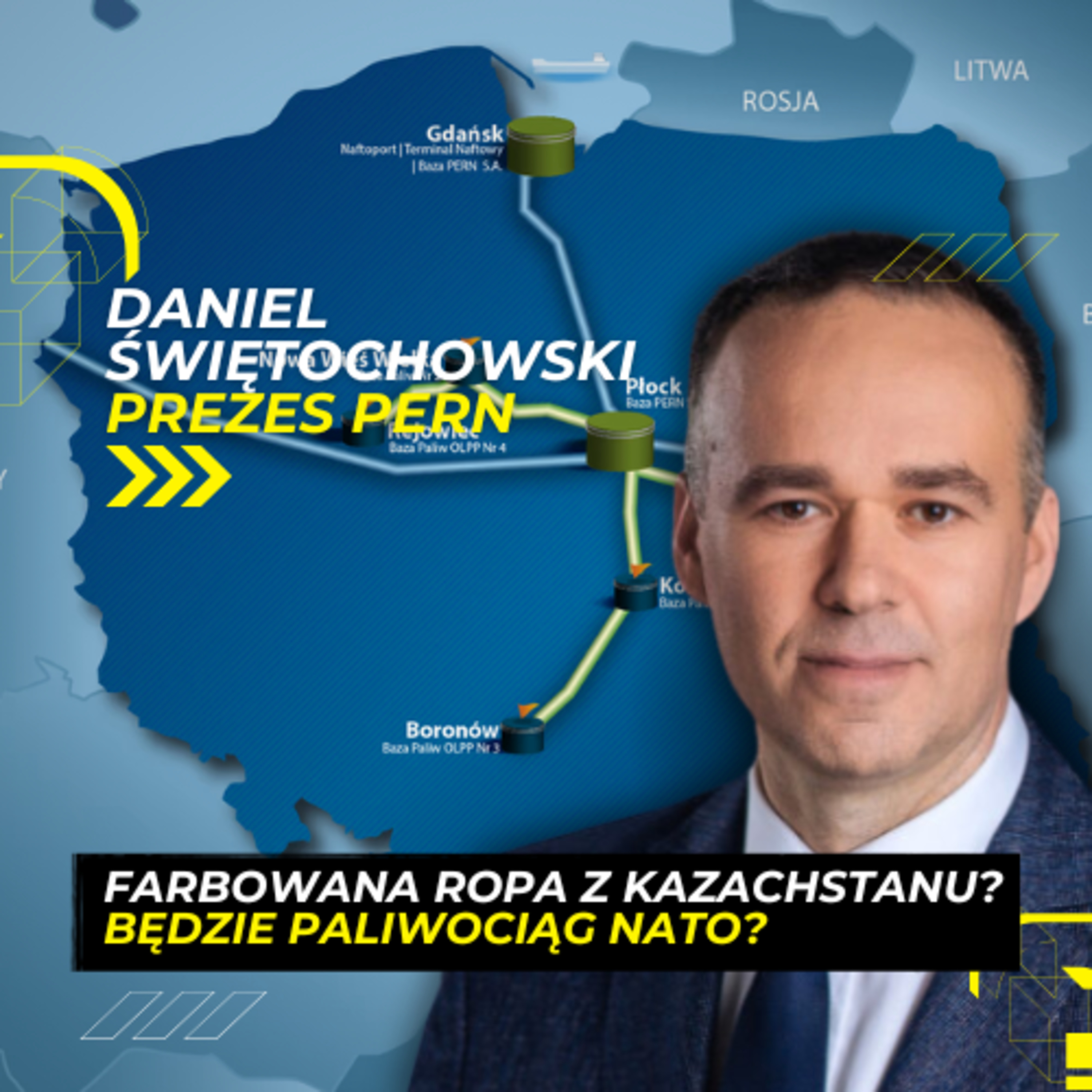 Farbowana ropa z Kazachstanu, paliwociąg NATO, bezpieczeństwo. Opowiada prezes PERN episode artwork