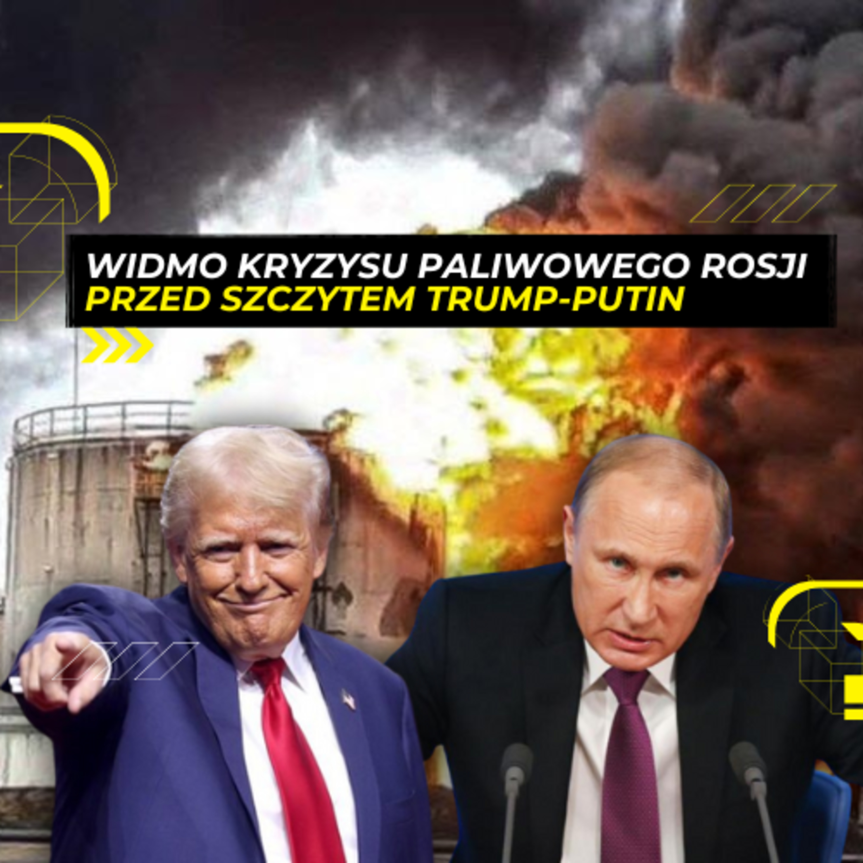14.08 - Kolejna rafineria Rosji PŁONIE przed szczytem Trump-Putin episode artwork