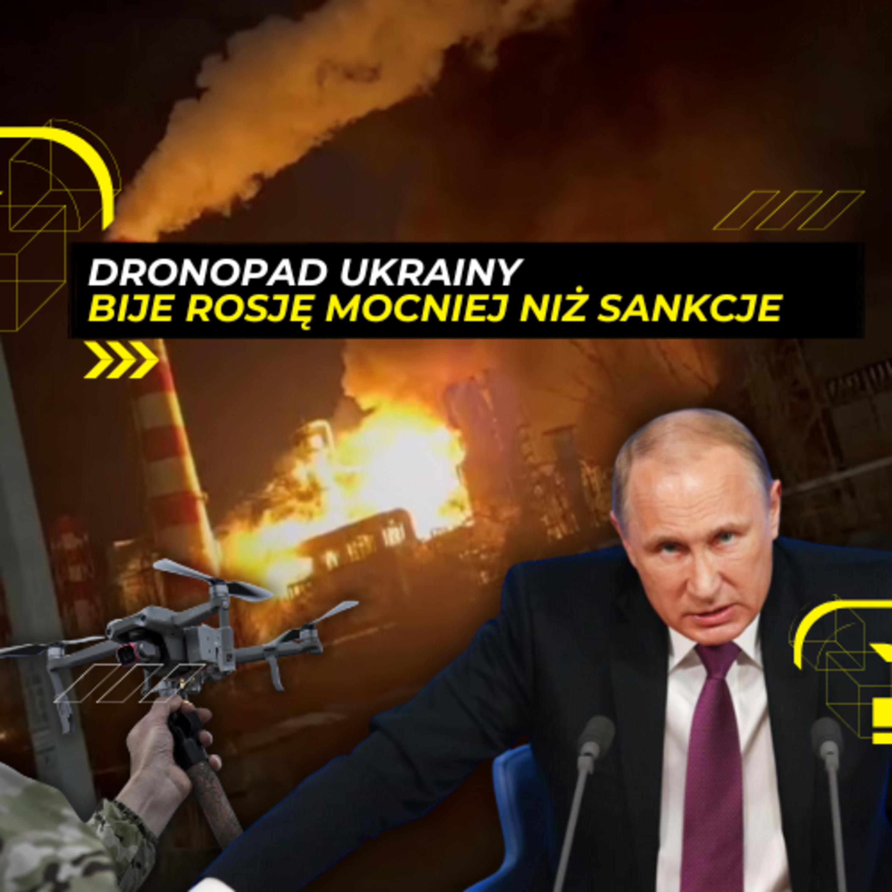 25.08 - KRYZYS paliwowy w Rosji przez nową taktykę DRONOPADU Ukrainy episode artwork