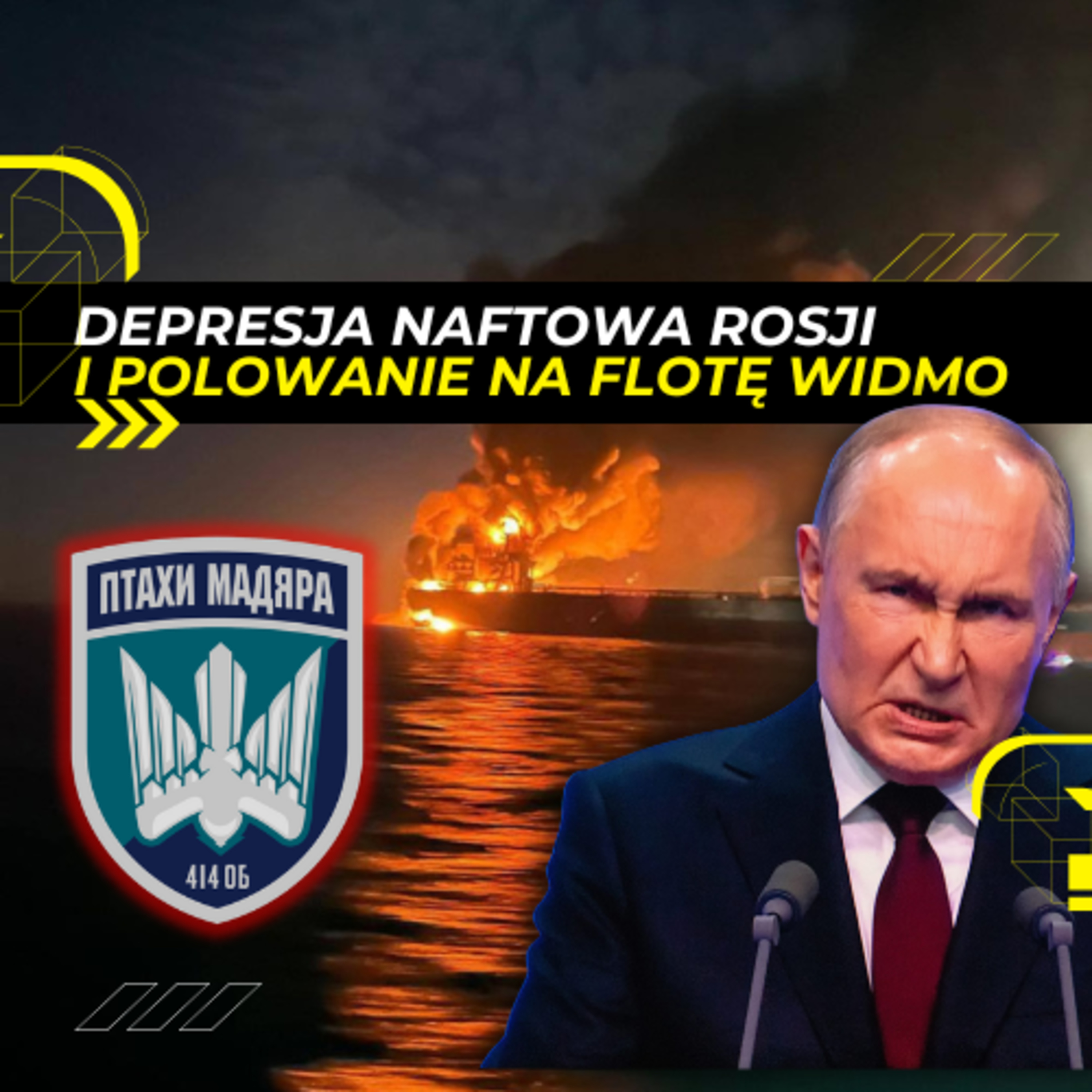 1.12. - Rekordowa DEPRESJA naftowa. PŁONIE flota widmo ROSJI episode artwork
