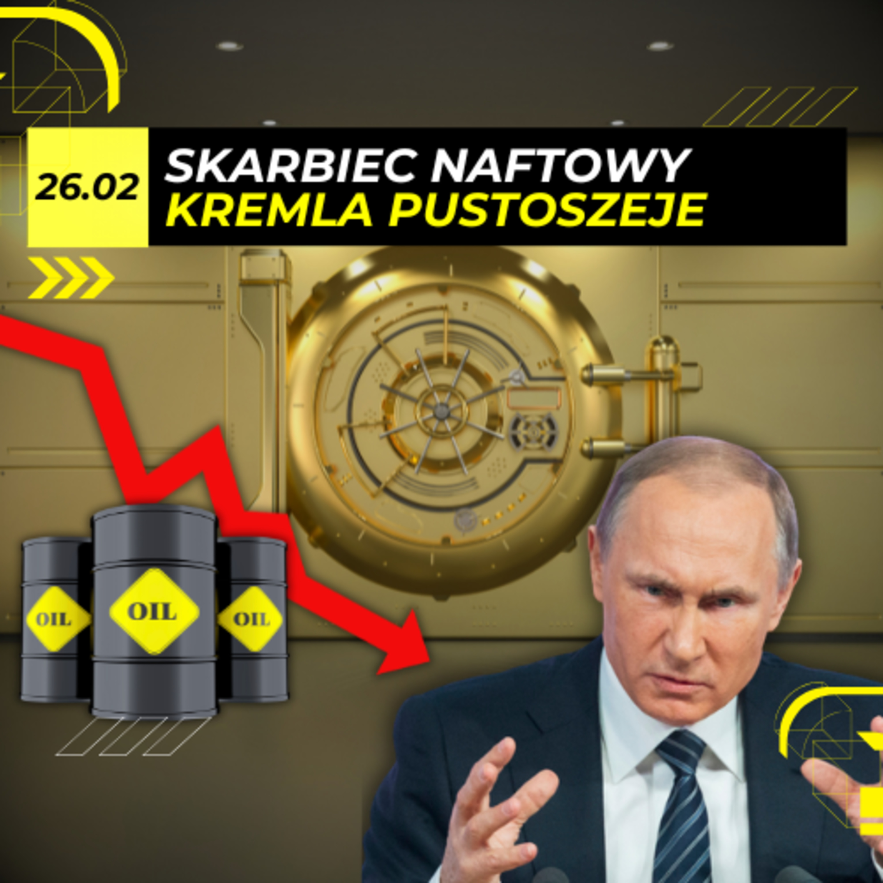 SPUSTOSZENIE skarbca ROSJI przez IMPLOZJĘ naftową - 26.02 episode artwork