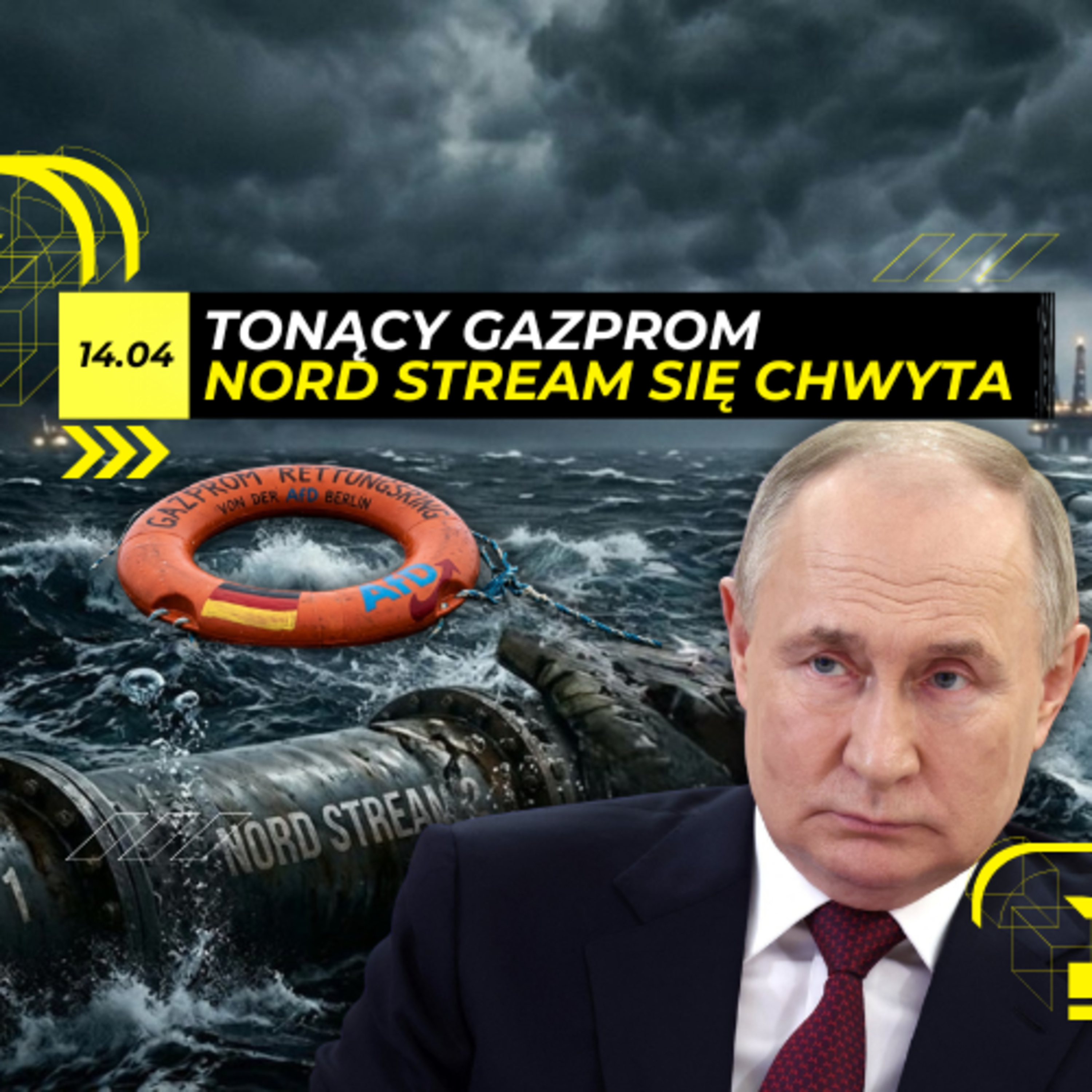 Gazprom TONIE w EUROPIE. RADYKAŁOWIE rzucają KOŁO ratunkowe - 14.04 episode artwork