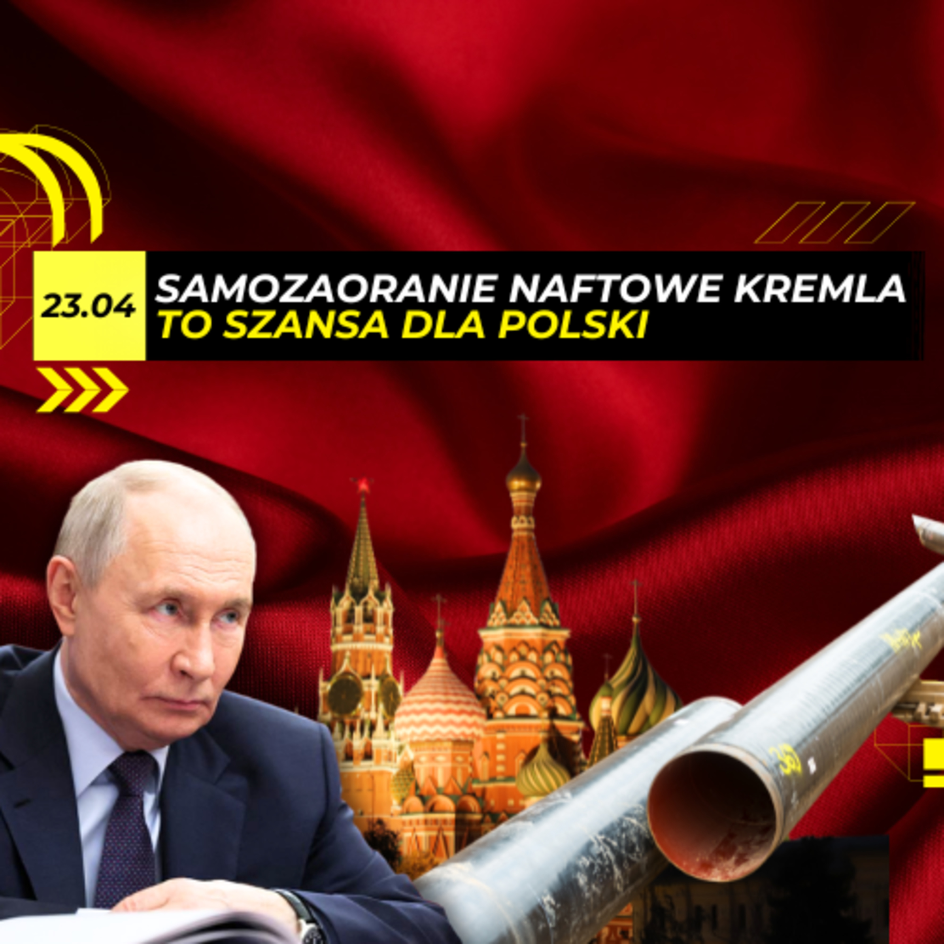 Nowy KRYZYS przez ROSJĘ. DERUSYFIKACJA Niemiec z POLSKĄ? - 23.04 episode artwork
