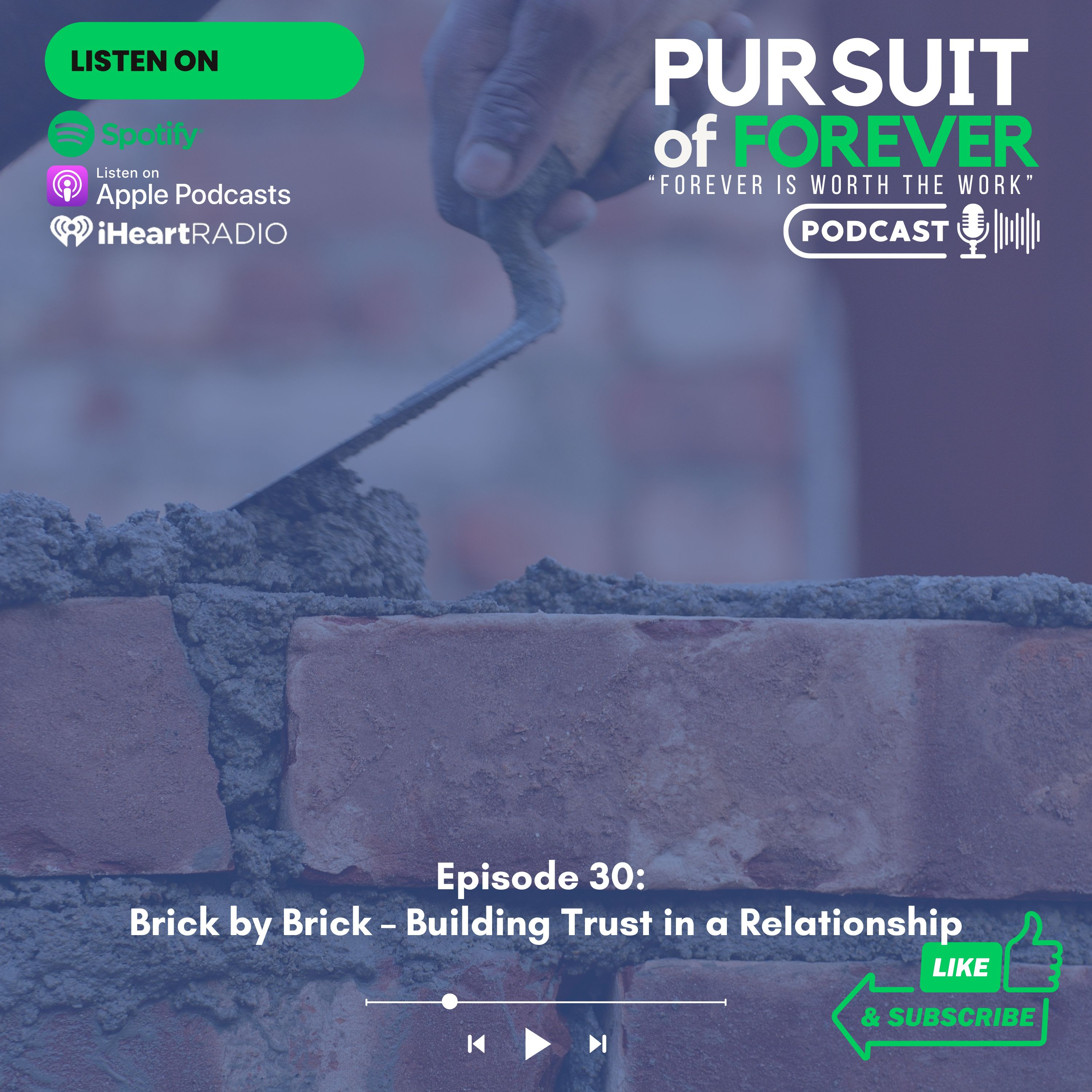 Episode 30: Brick by Brick – Building Trust in a Relationship