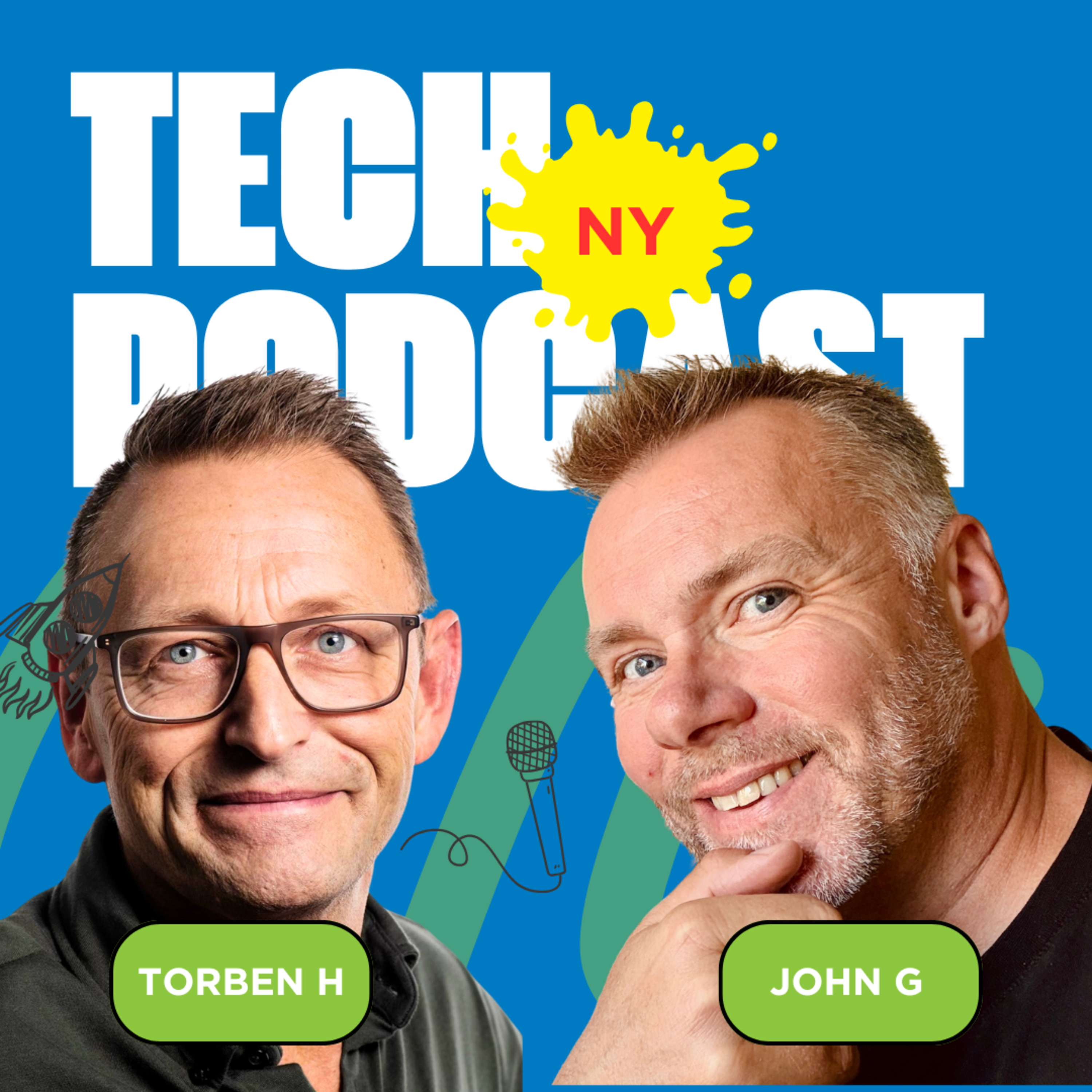 Tæt på iPhone 17, Pro og iPhone Air samt en irriterende techdims - 1st episode om tech med John G og Torben H
