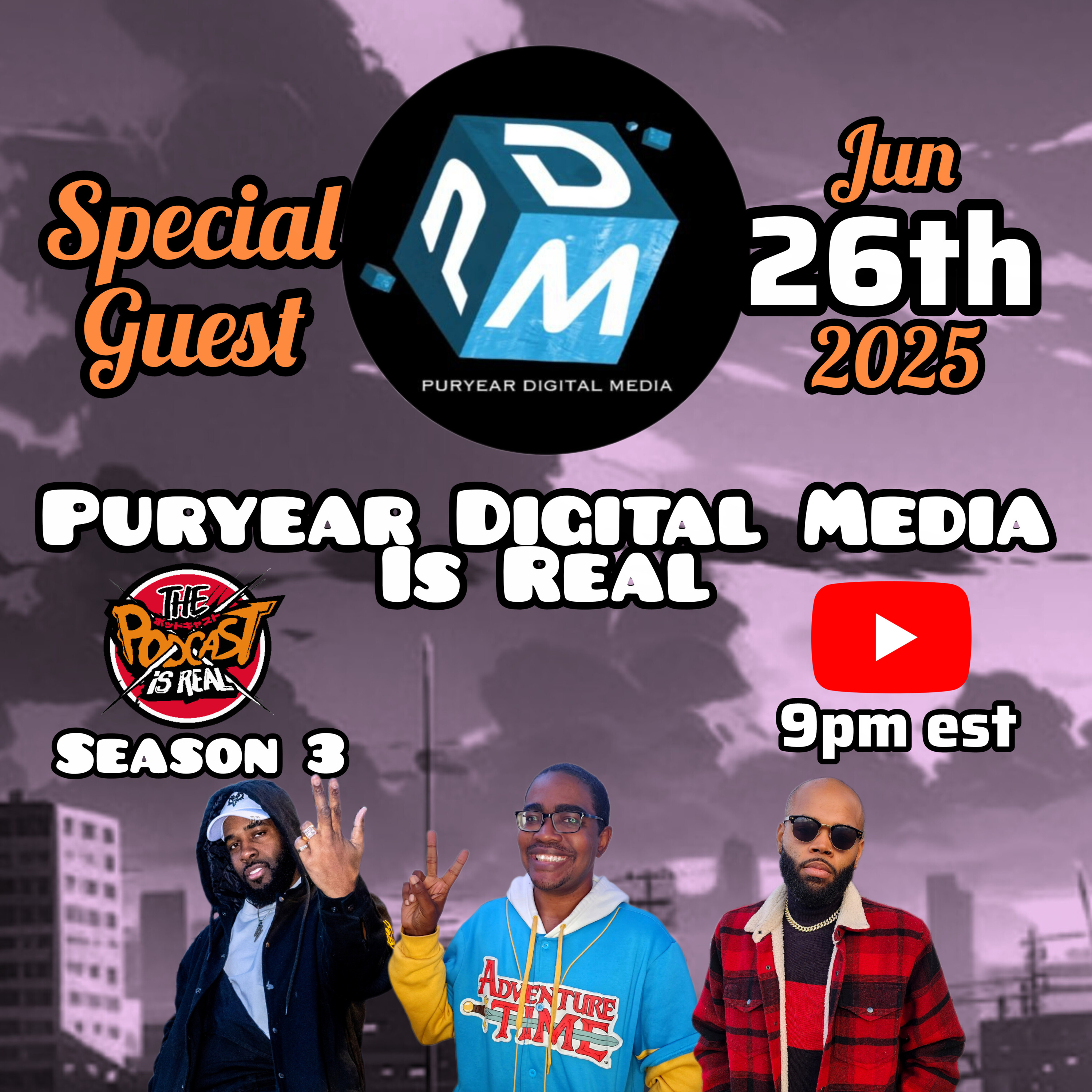 Season 3 Ep 17 - Puryear Digital Media Is Real - Animation & Anime episode artwork
