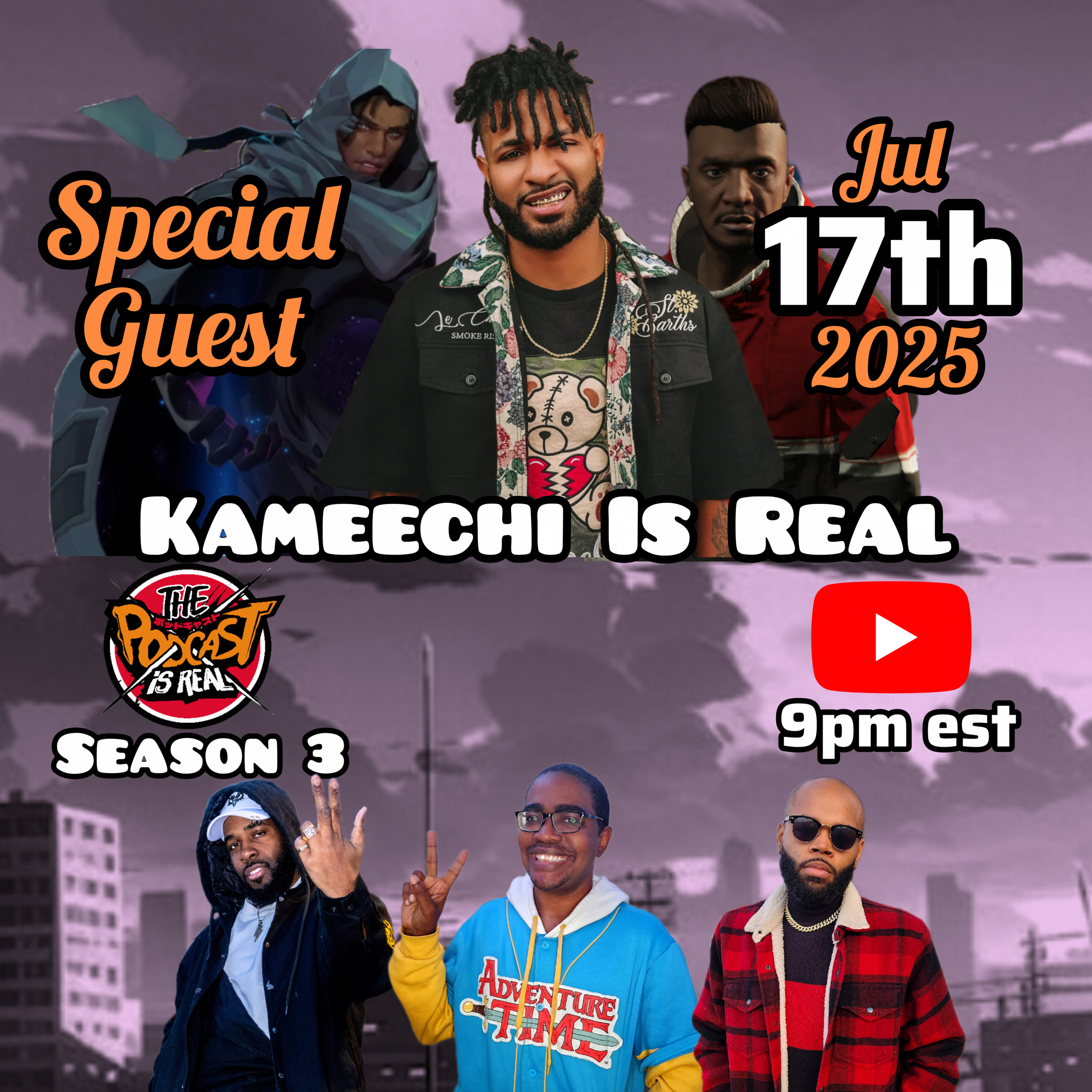 Season 3 Ep 19 - Kameechi is Real - The Voice of Cloak from Marvel Rivals episode artwork