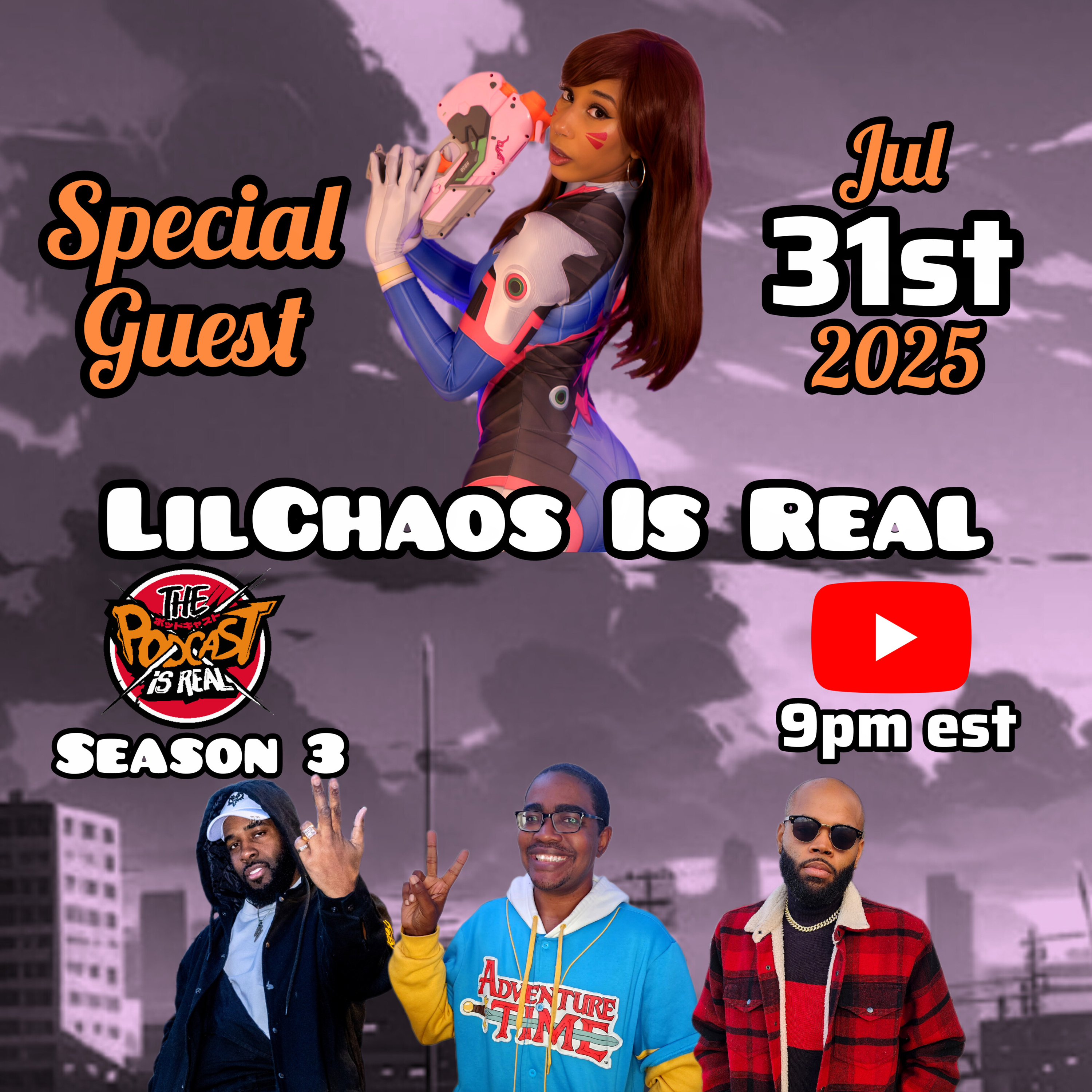 Season 3 Ep 21 - LilChaos Is Real - Cosplay, Anime, & Gaming episode artwork