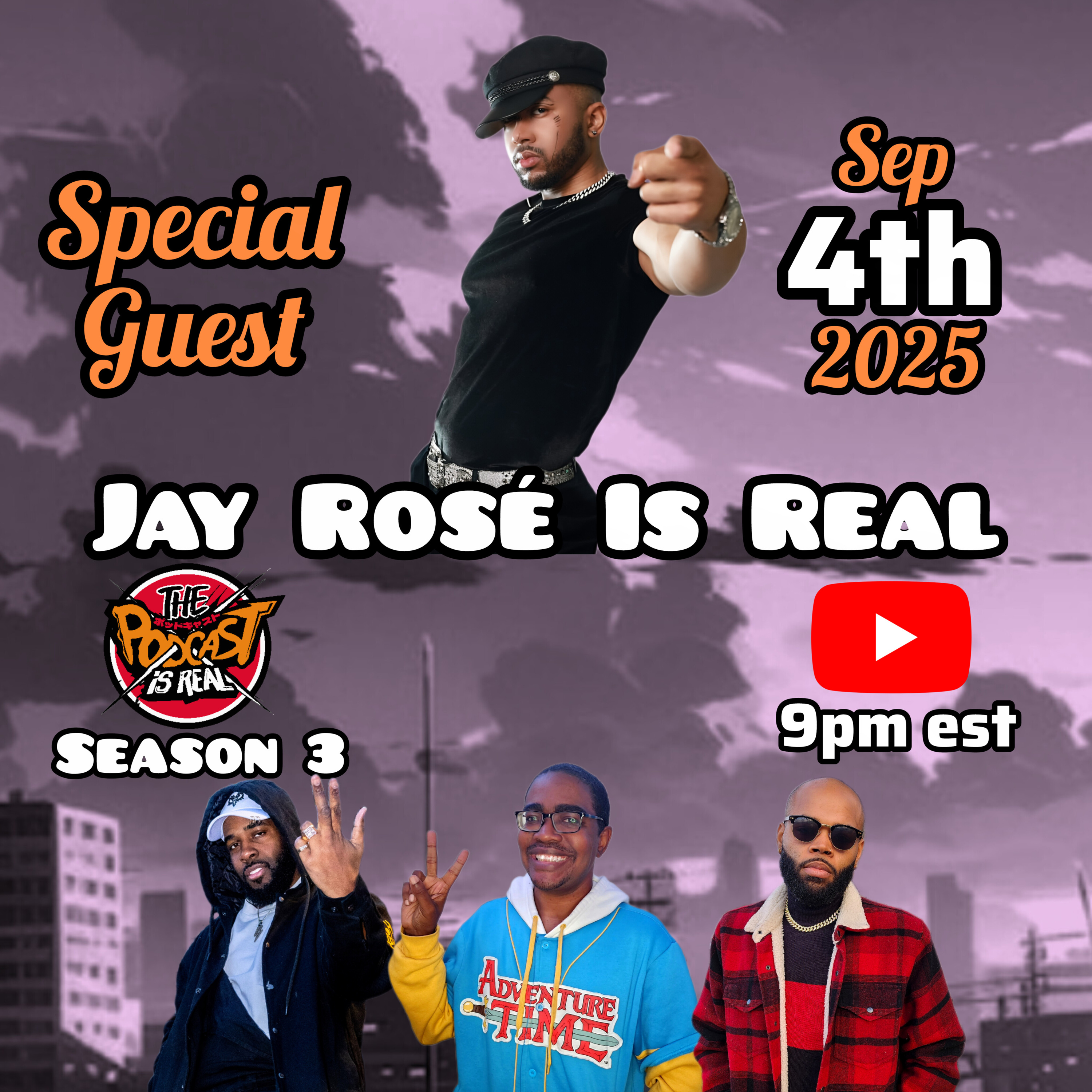 Season 3 Ep 23 – Jay Rosé Is Real – Cosplay, Anime & Debates
