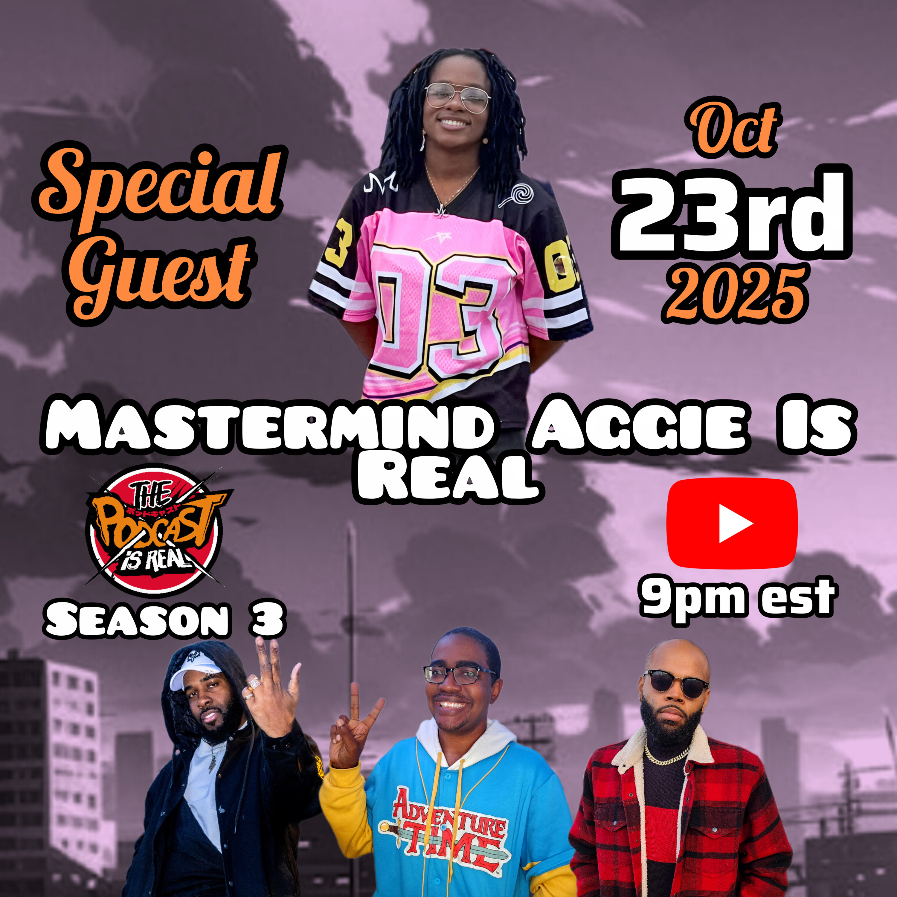 Season 3 Ep 26 - Mastermind Aggie Is Real - Anime & Con Talk episode artwork