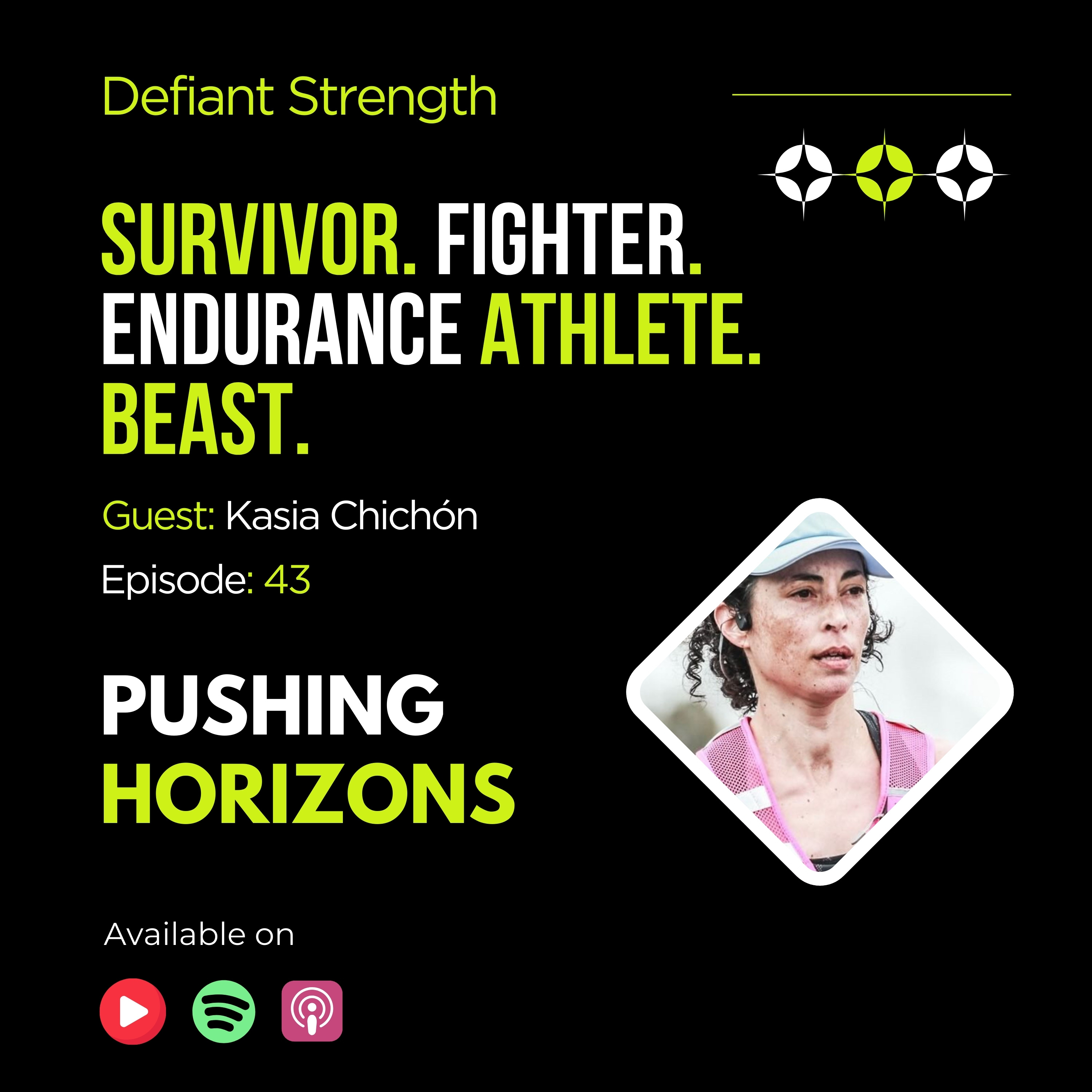 Survivor. Fighter. Endurance Athlete. Beast. | Kasia Chichon episode artwork
