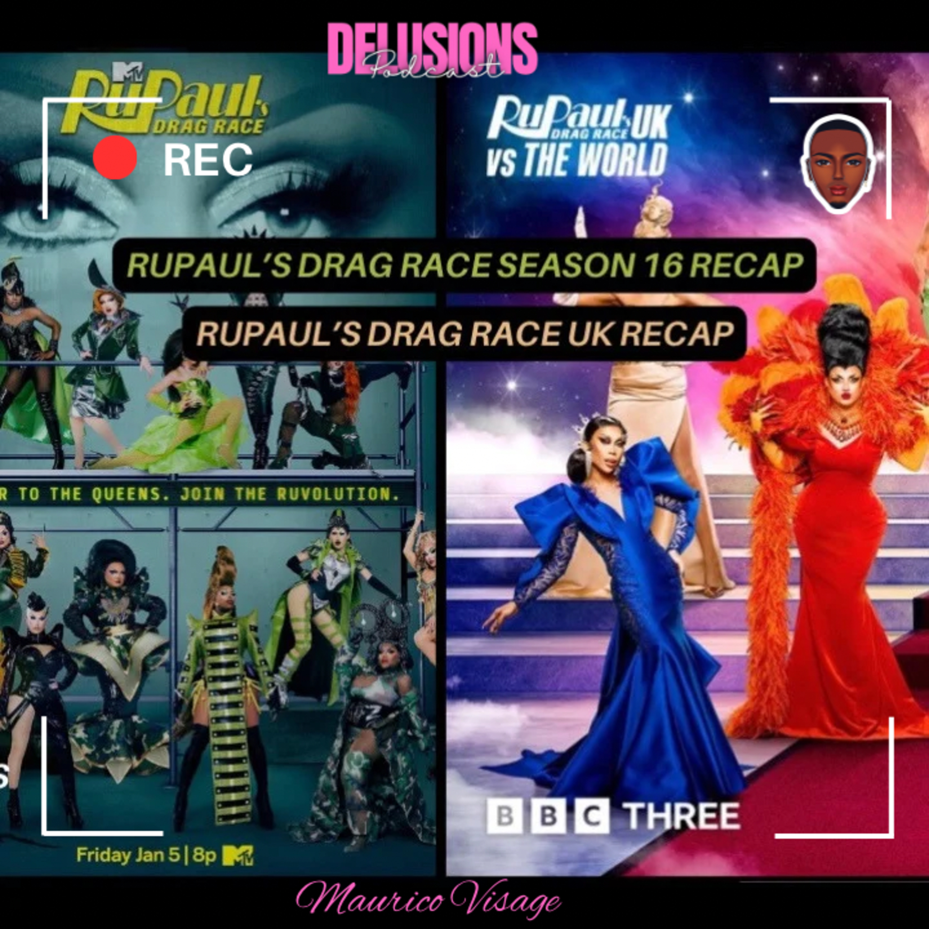 RuPaul's Drag Race S16 EP7 | Drag Race UKvsTW S2 EP2: 'The Sound of Rusic/The Happy Ending Ball" episode artwork