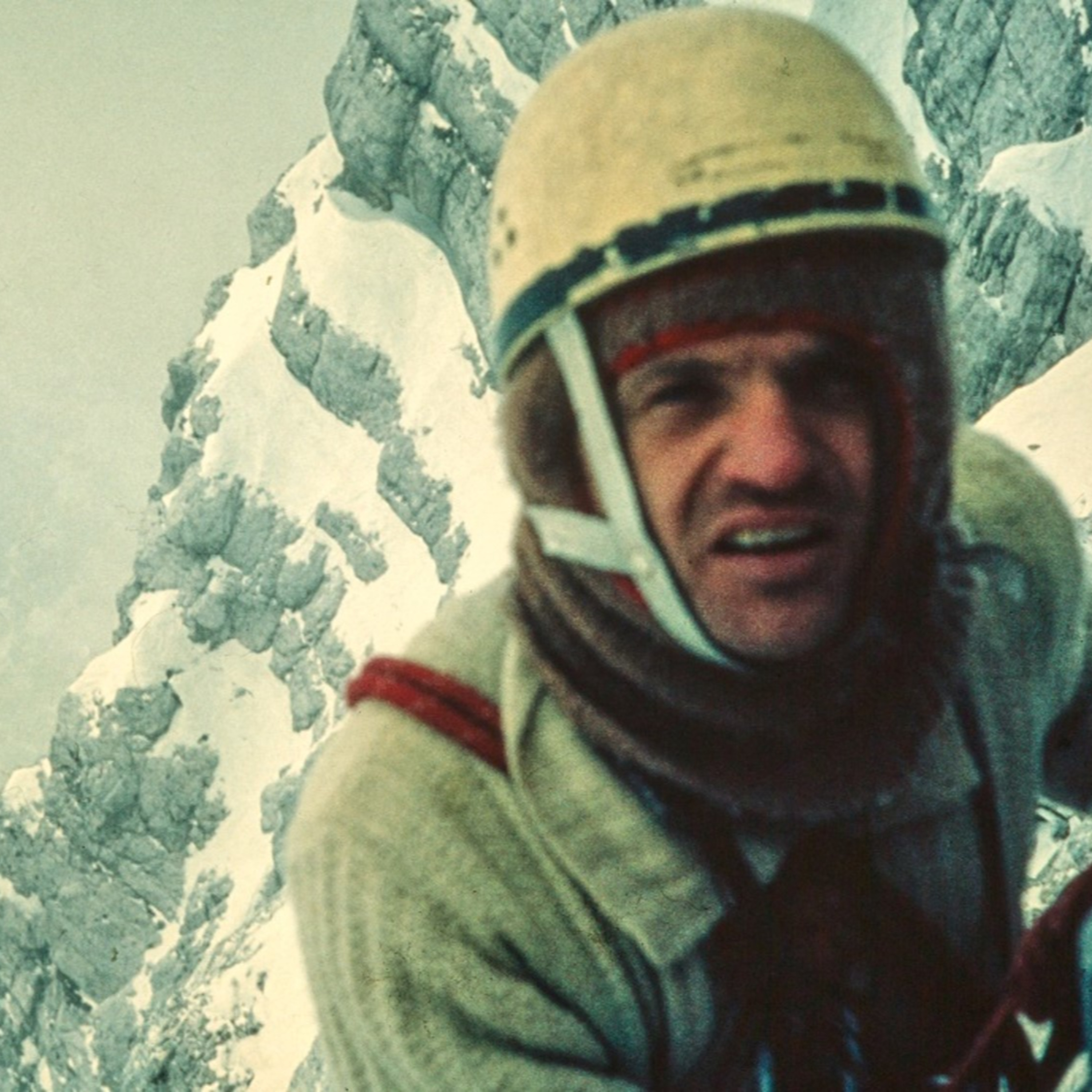 Anton Sazonov – Tonač: Čopov steber pozimi 1968 | Stebri slovenskega alpinizma