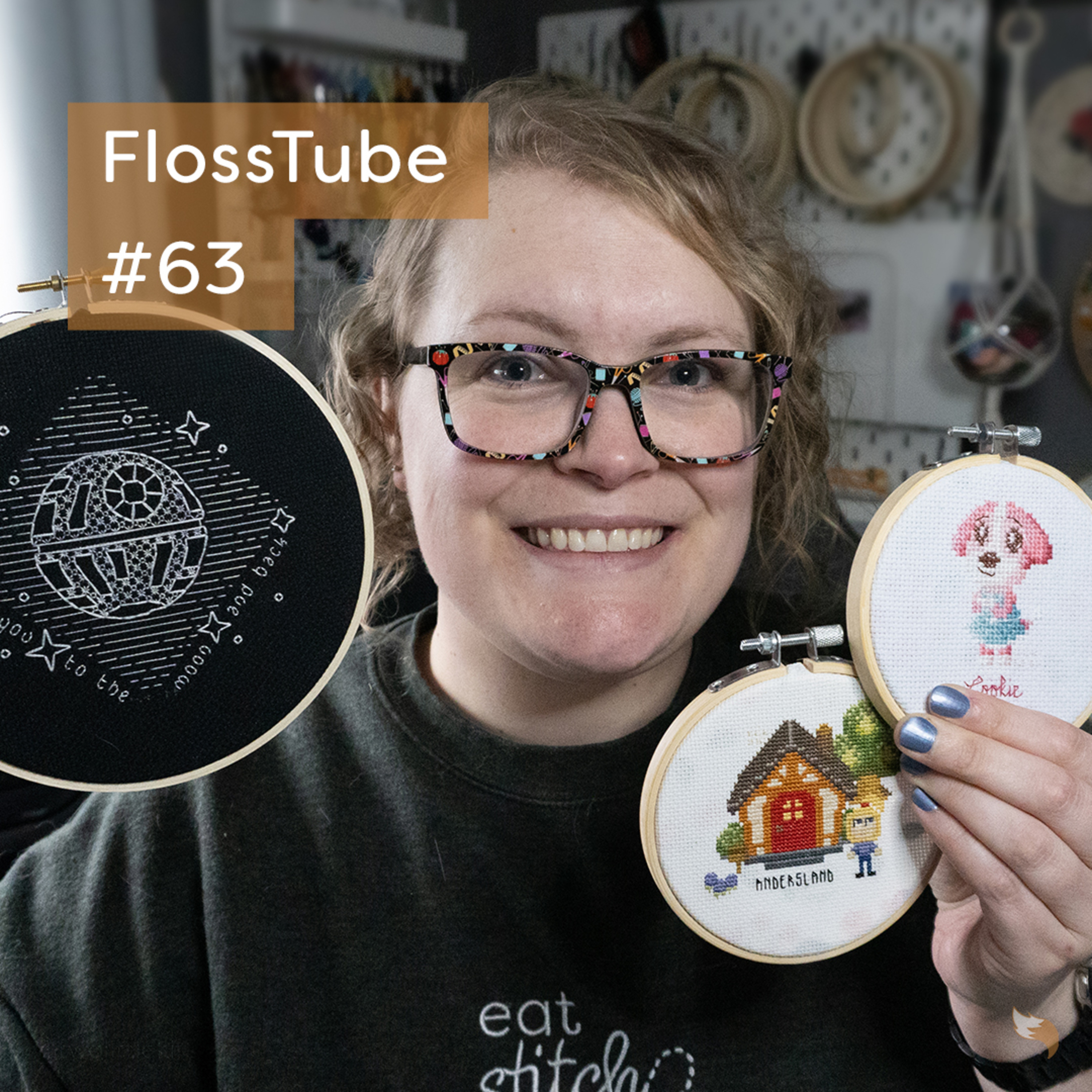 FlossTube #63 - Finished pieces for DAYZ episode artwork
