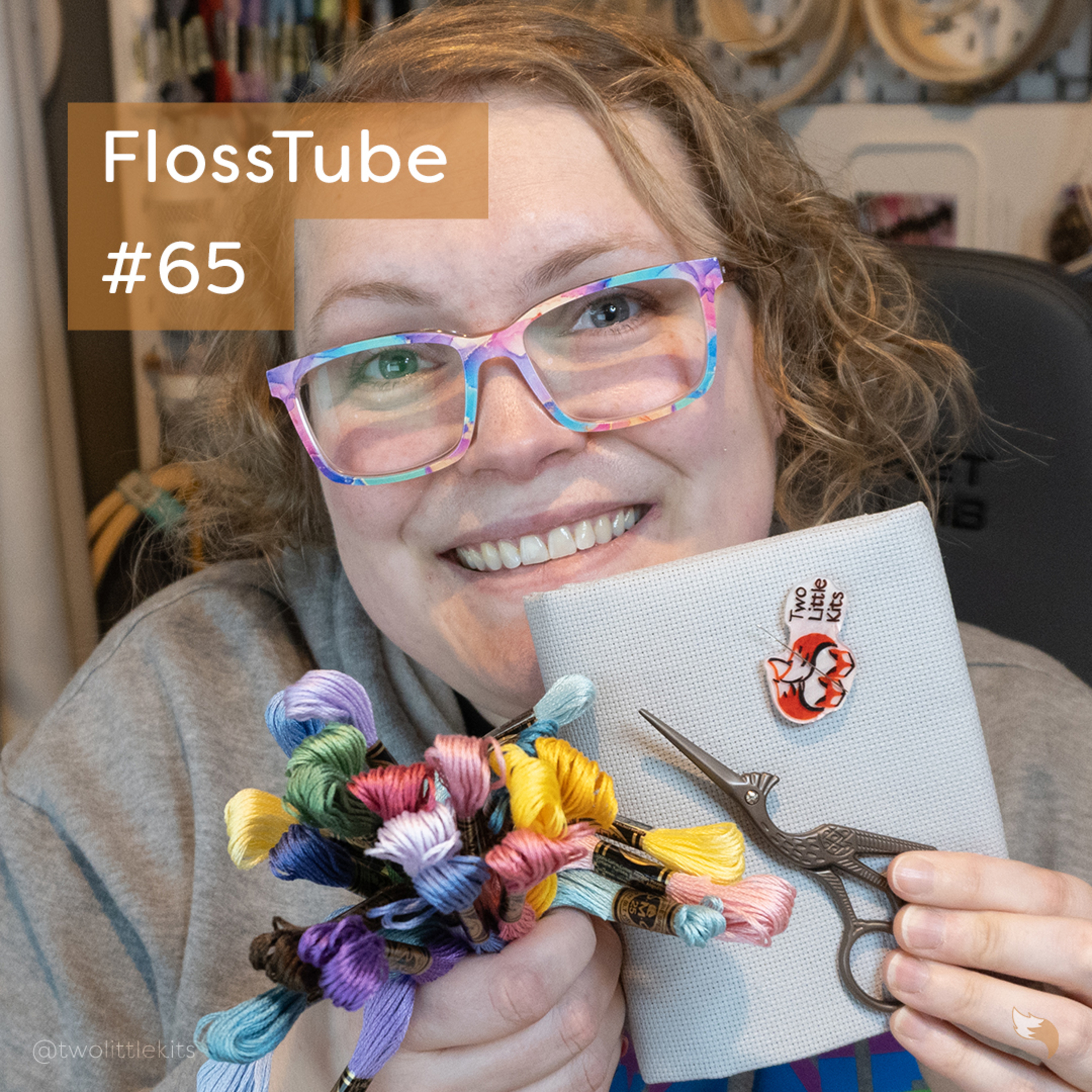 FlossTube #65 - Happy New Year! Let's create a Flower Field! episode artwork