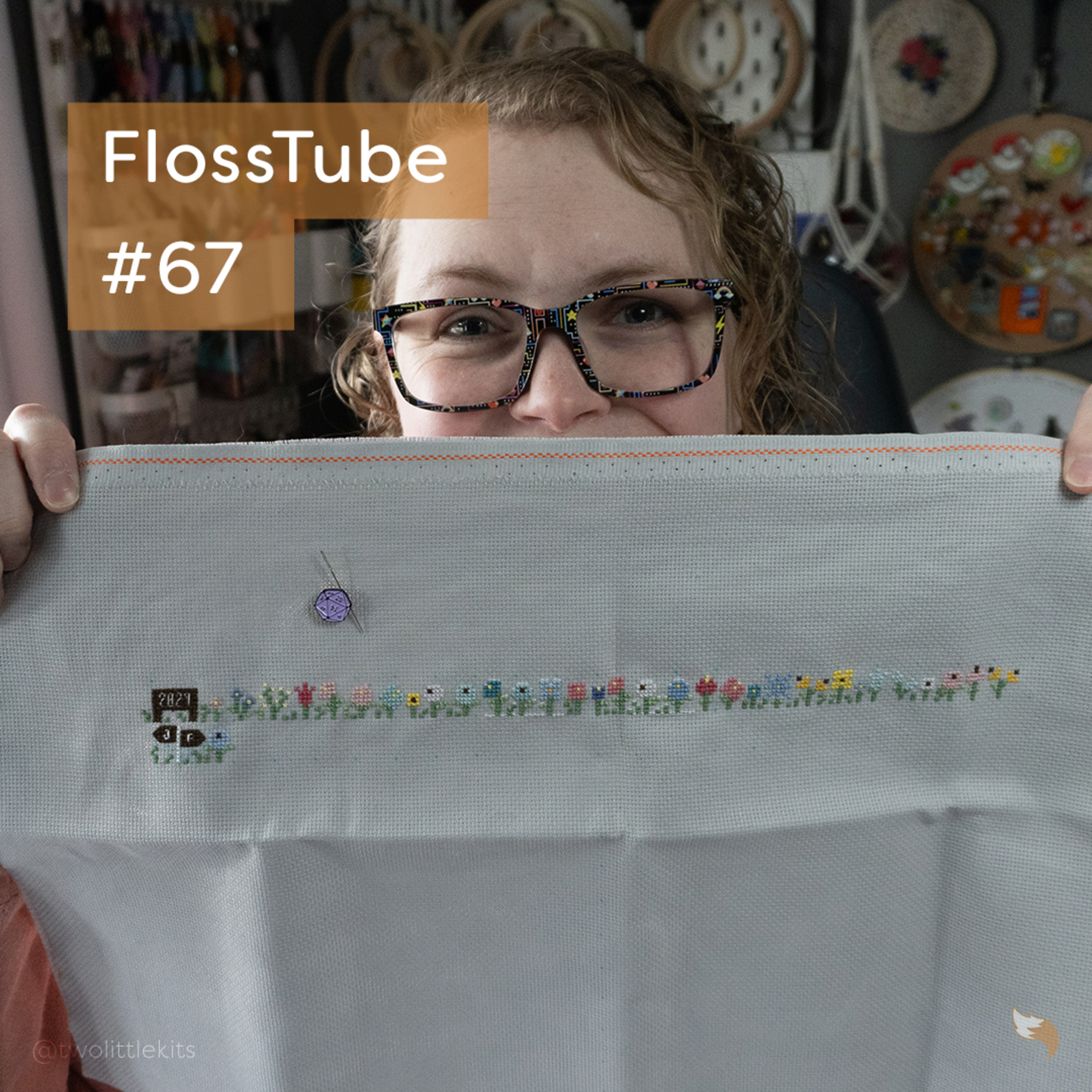 FlossTube #67 - Post-Surgery WIPs Galore! episode artwork