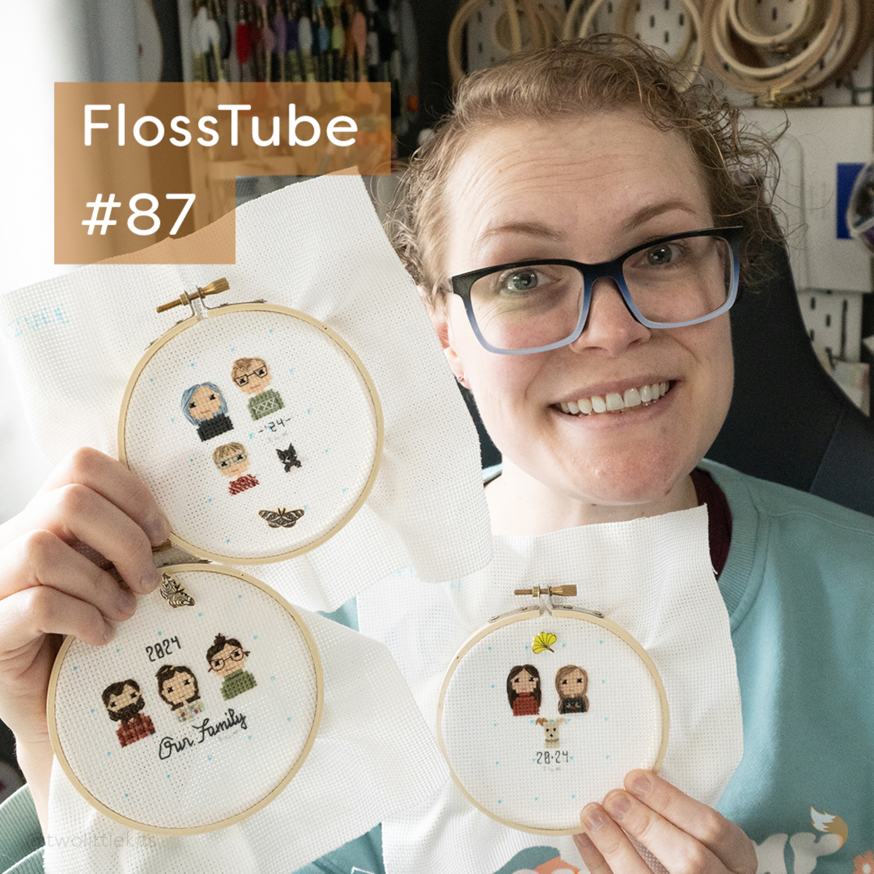 FlossTube #87 - 2024 Ornaments Are Coming Along! episode artwork