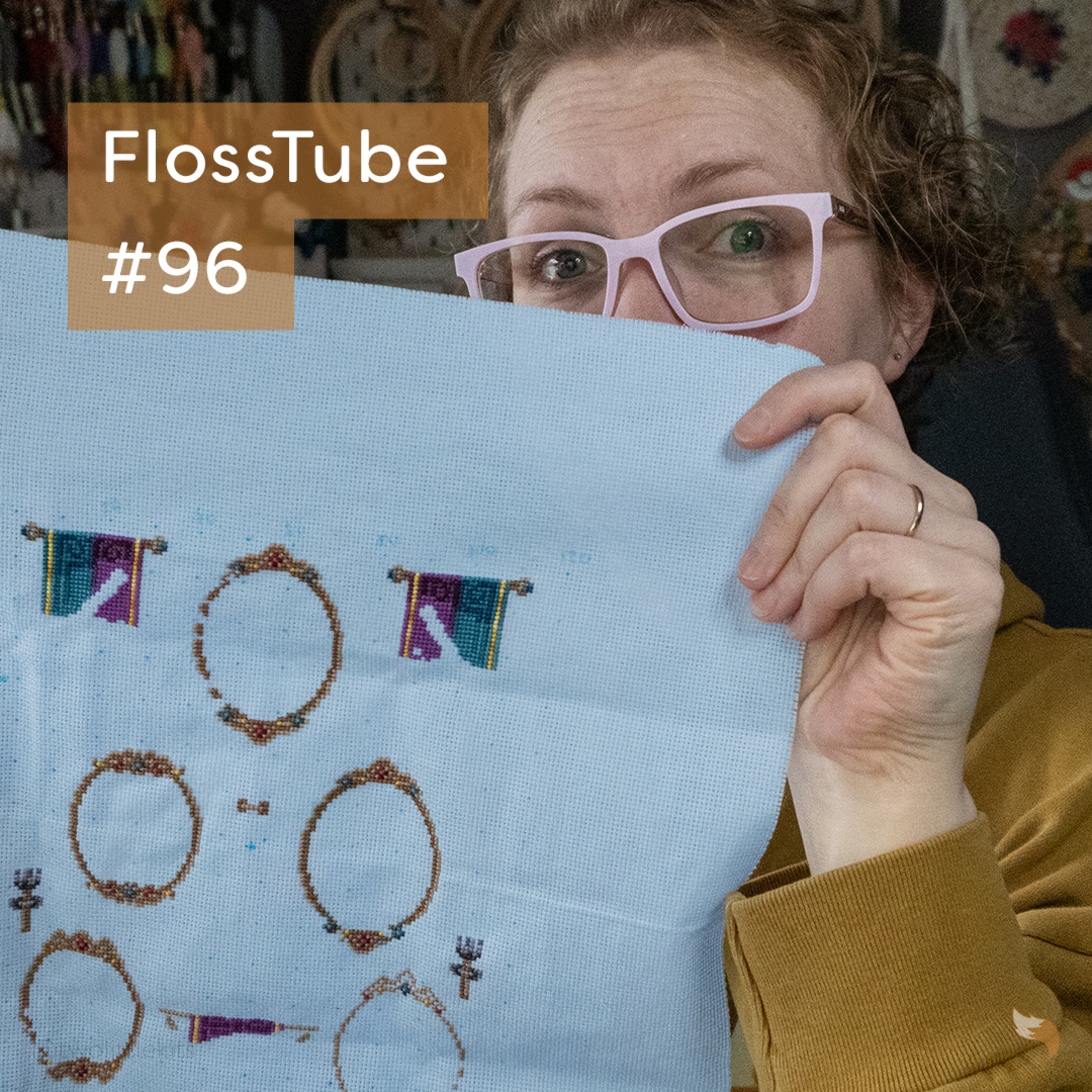 FlossTube #96 - So Much Work Done on my Current WIPs! episode artwork