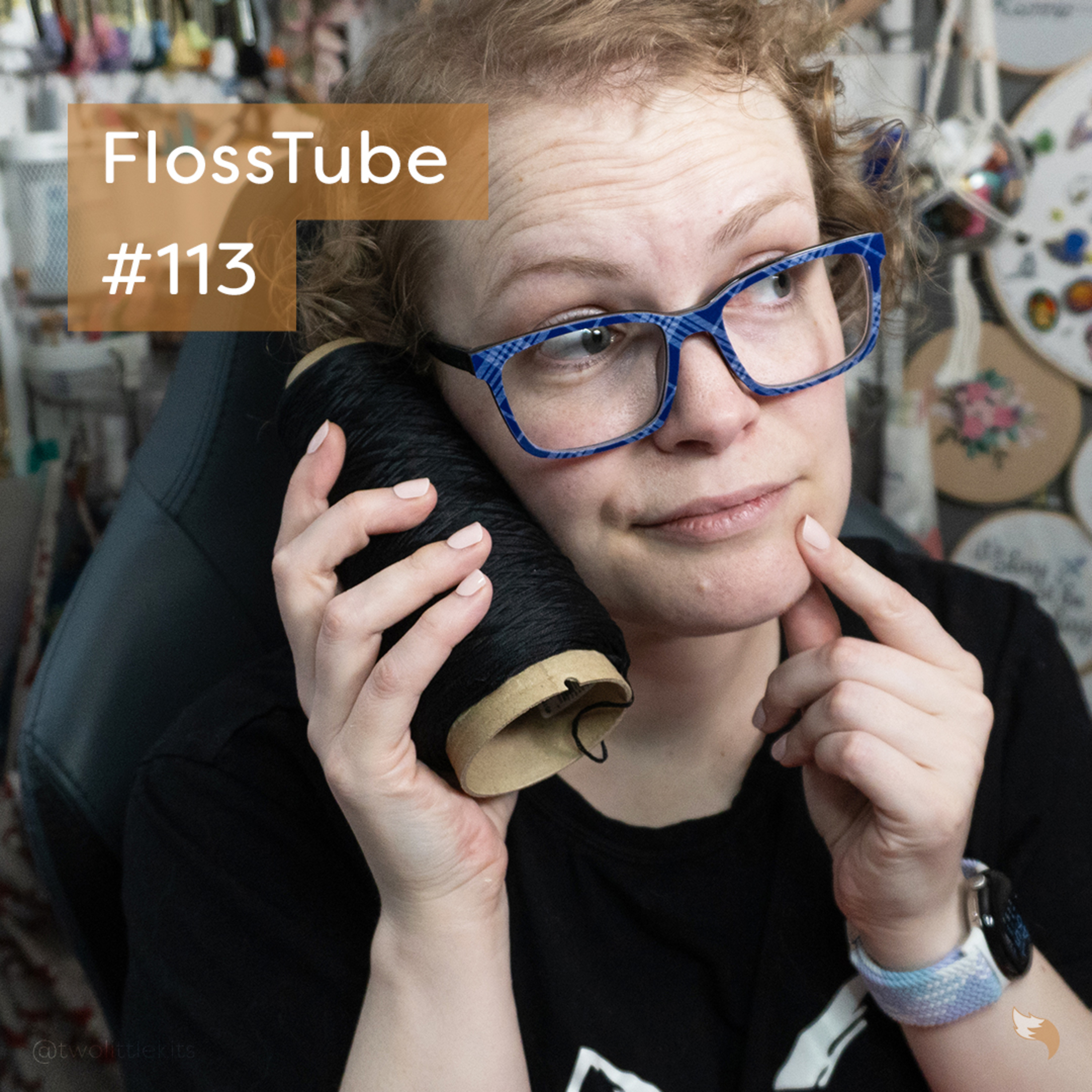 FlossTube #113 - Bookmark Design Reveal, New Pattern & a Massive Stitchy Haul episode artwork