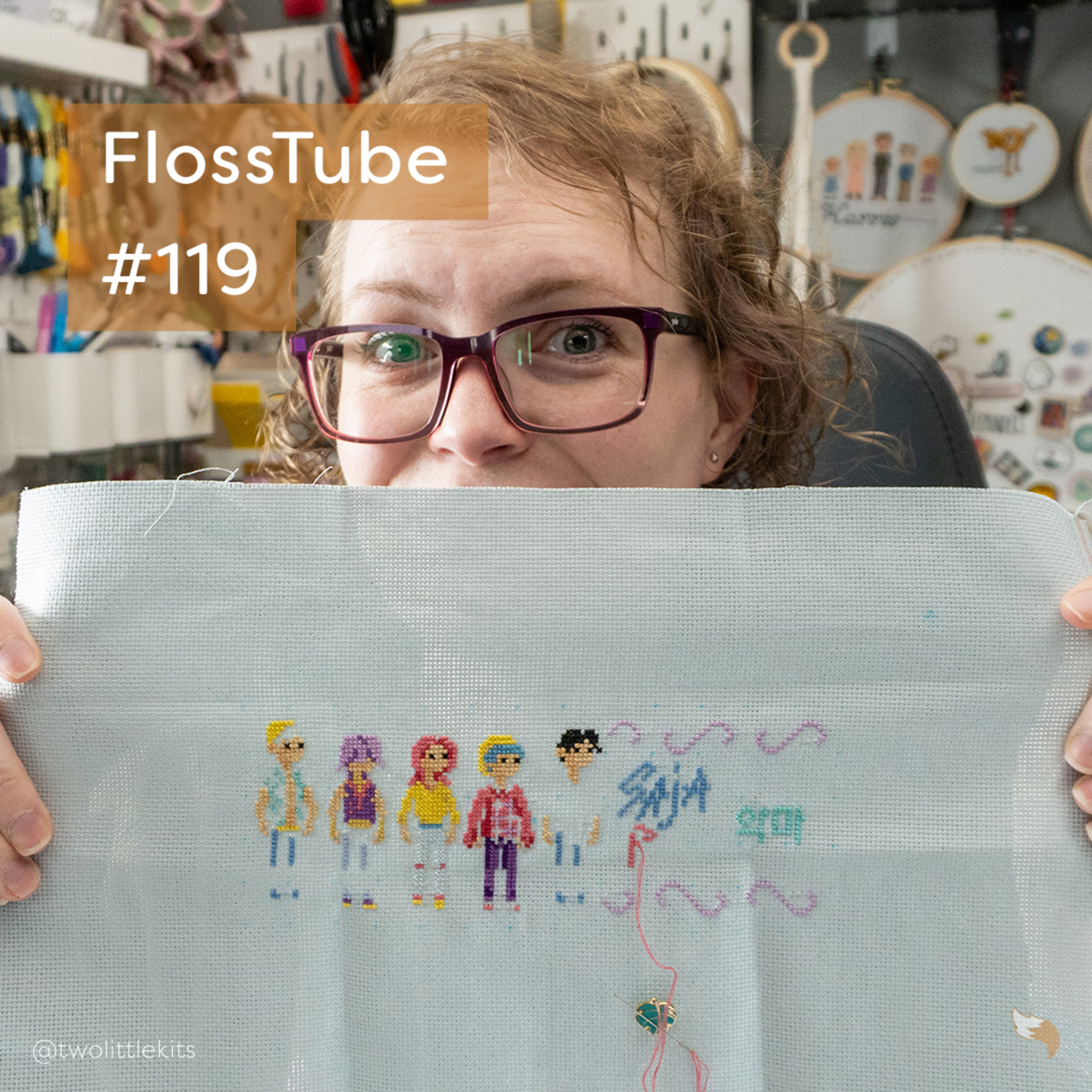 FlossTube #119 - Stitching Through the Lows to Find the Joys episode artwork