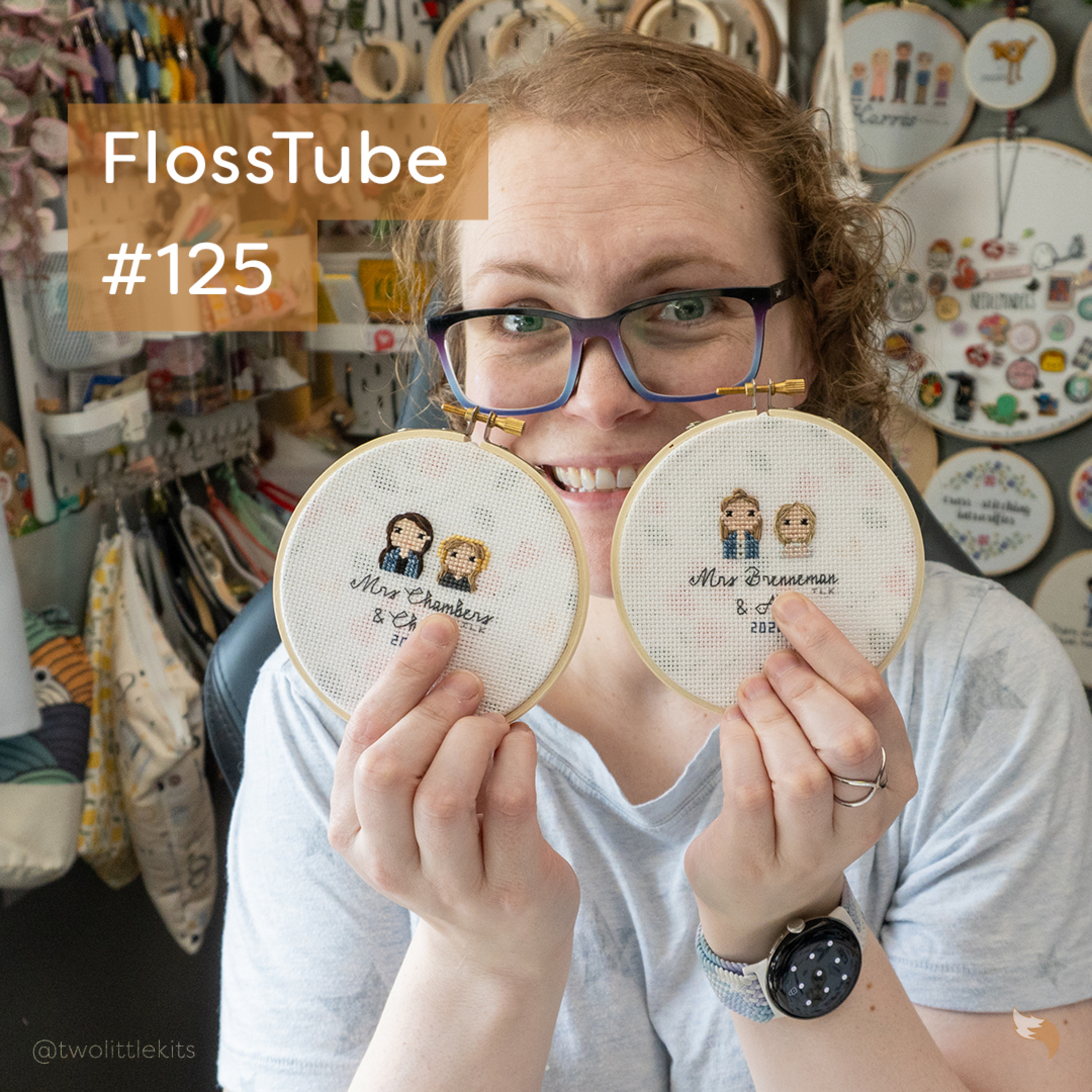 FlossTube #125 - Feeling a 'lil Burnt Out, New Patterns, & A Secret Plan episode artwork