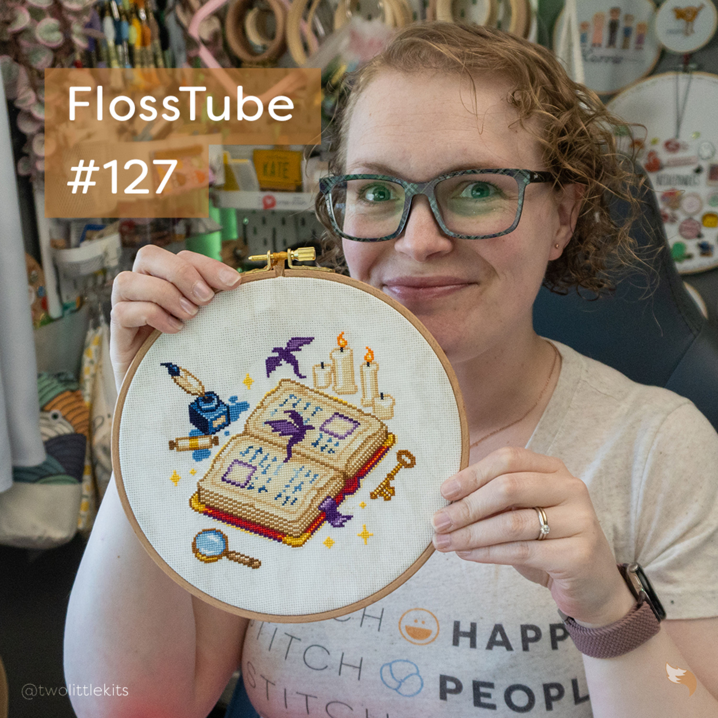 FlossTube #127 - Squeezing in Stitches (and unpicking them!) episode artwork
