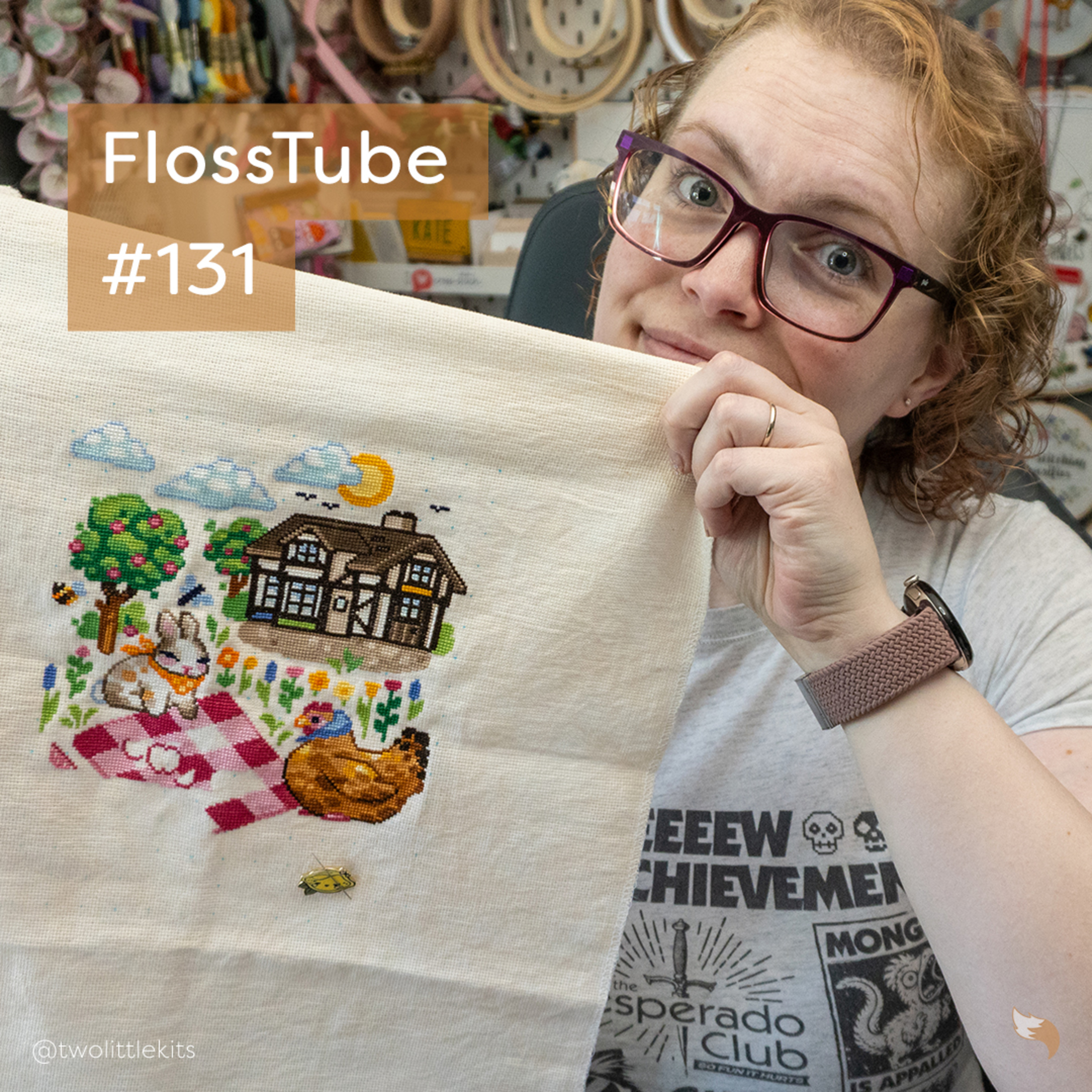 FlossTube #131 - Heirloom Scissors & Another Upcoming DCC Pattern episode artwork