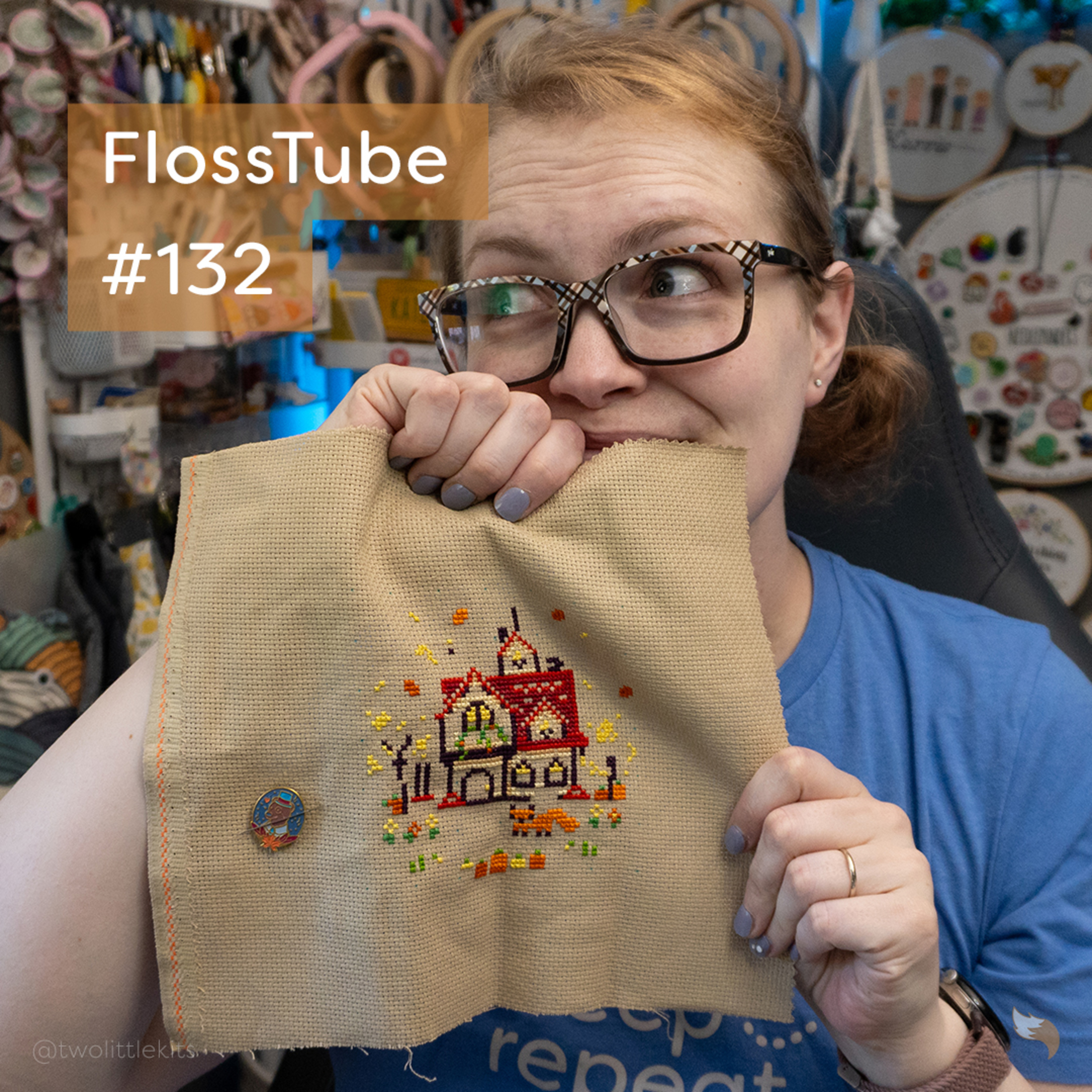 FlossTube #132 - Starting Christmas Gifts in August & New Pattern Release! episode artwork