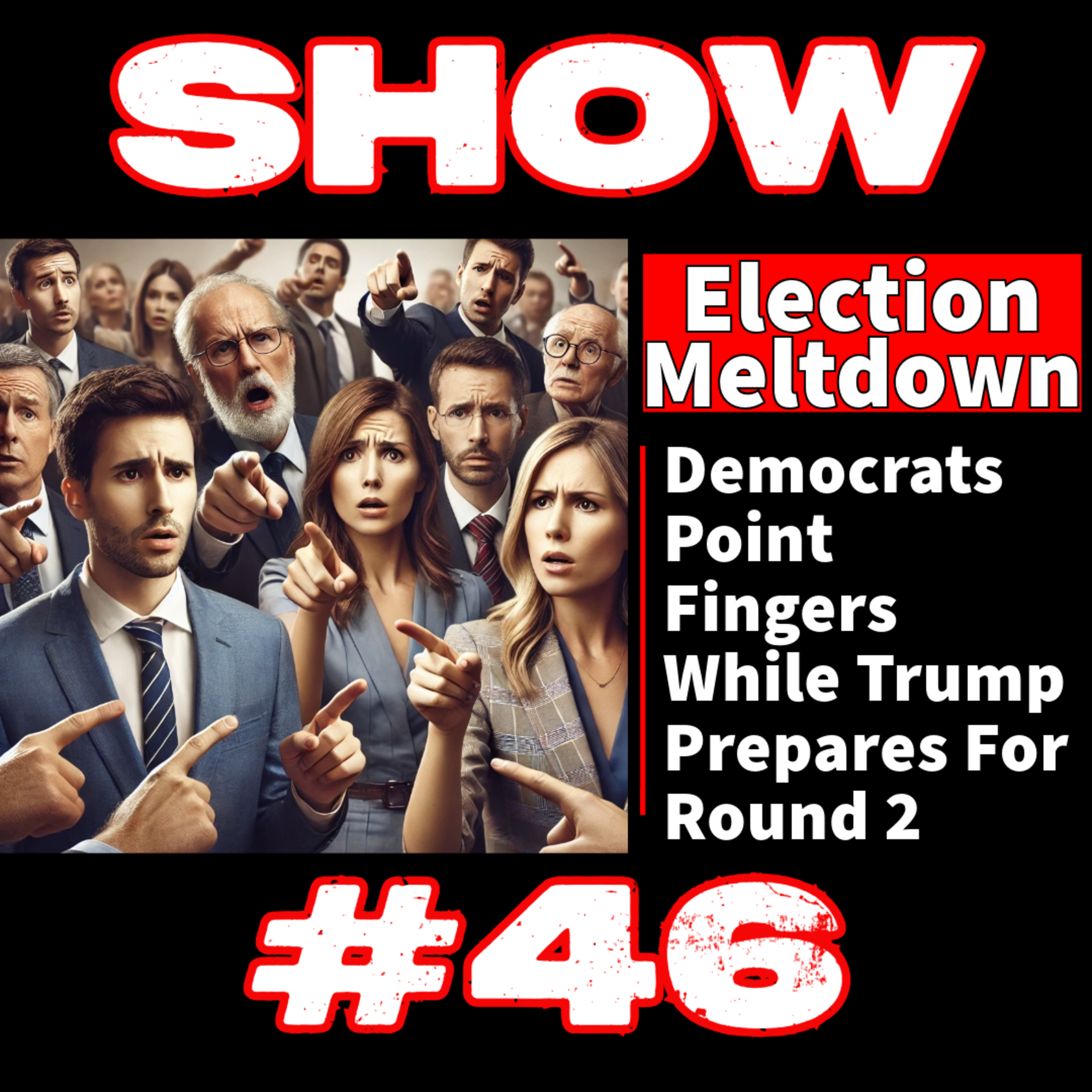 #46 - Election Meltdown: Democrats Point Fingers, While Trump Prepares For Round 2 episode artwork