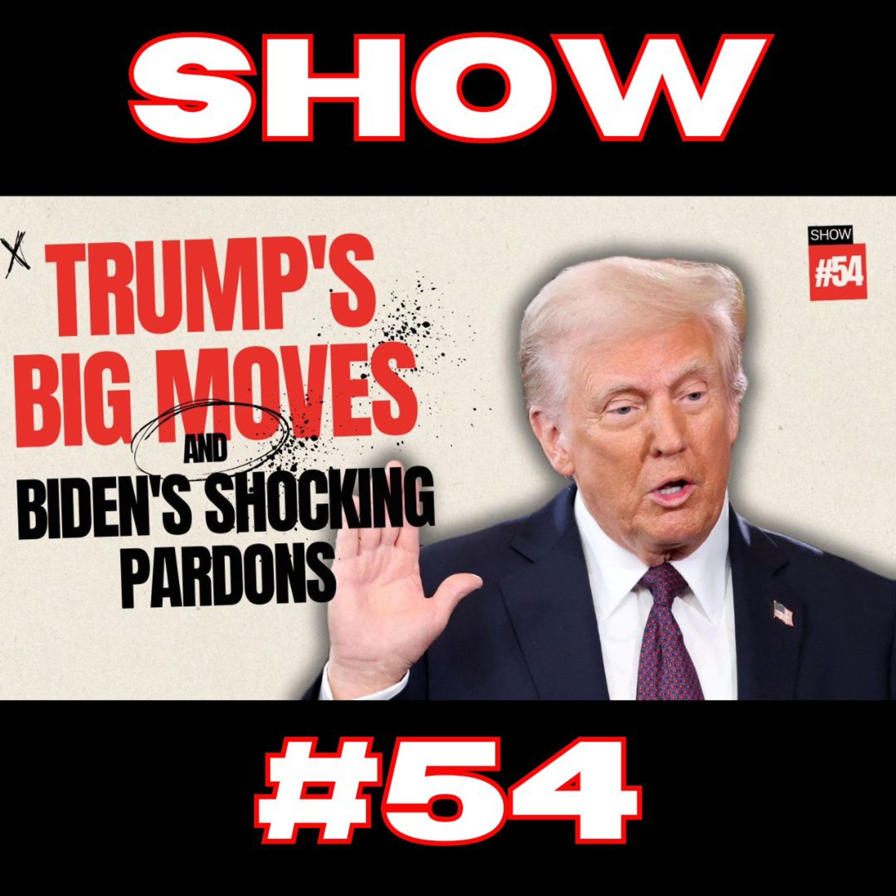 #54 - Trump's Big Moves and Biden's Shocking Pardons: The Headlines, Scandals, and Breakthroughs You Need to Know! episode artwork