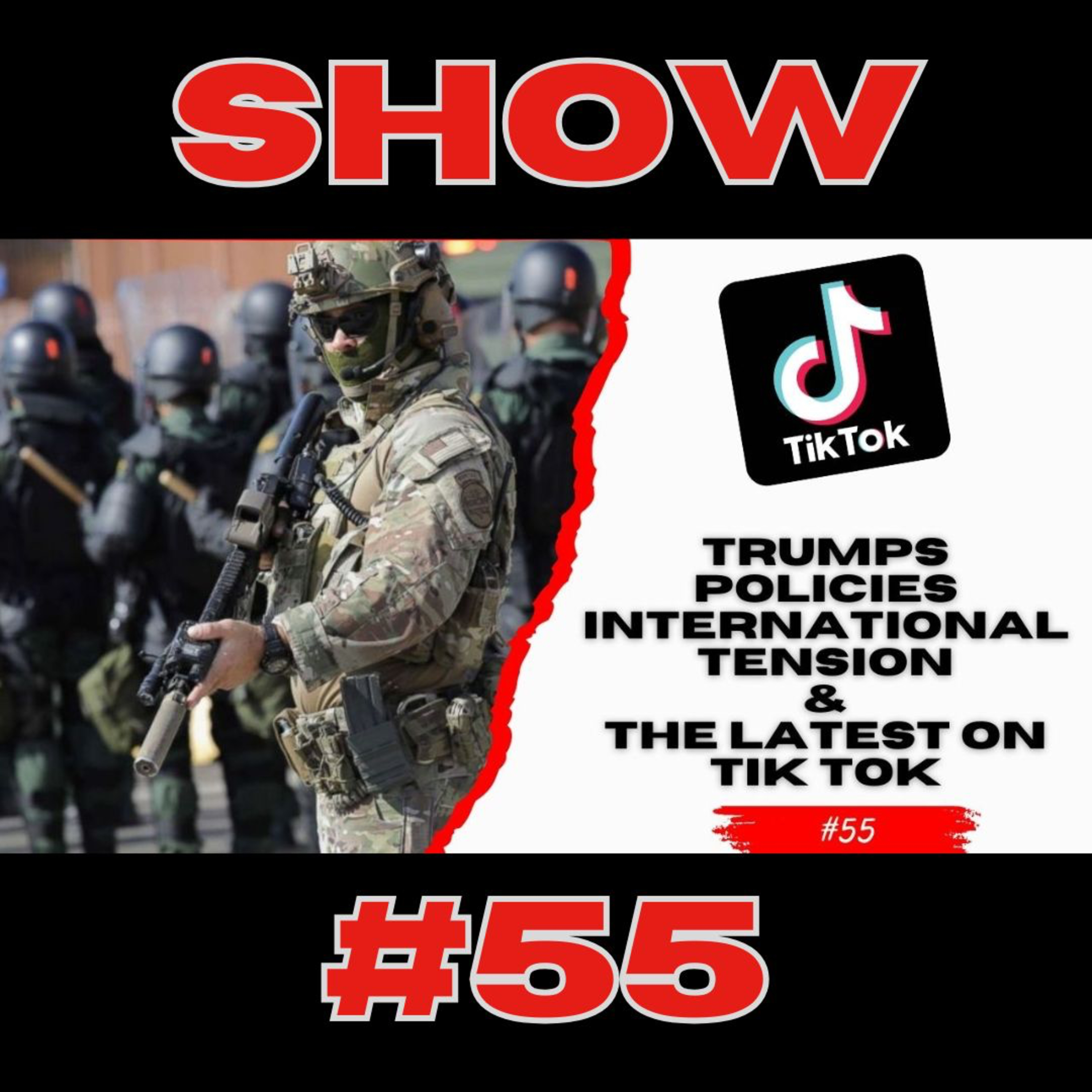 #55 - Controversies Uncovered: Trump's Policies, International Tensions, and The Latest On Tik Toks Ban episode artwork