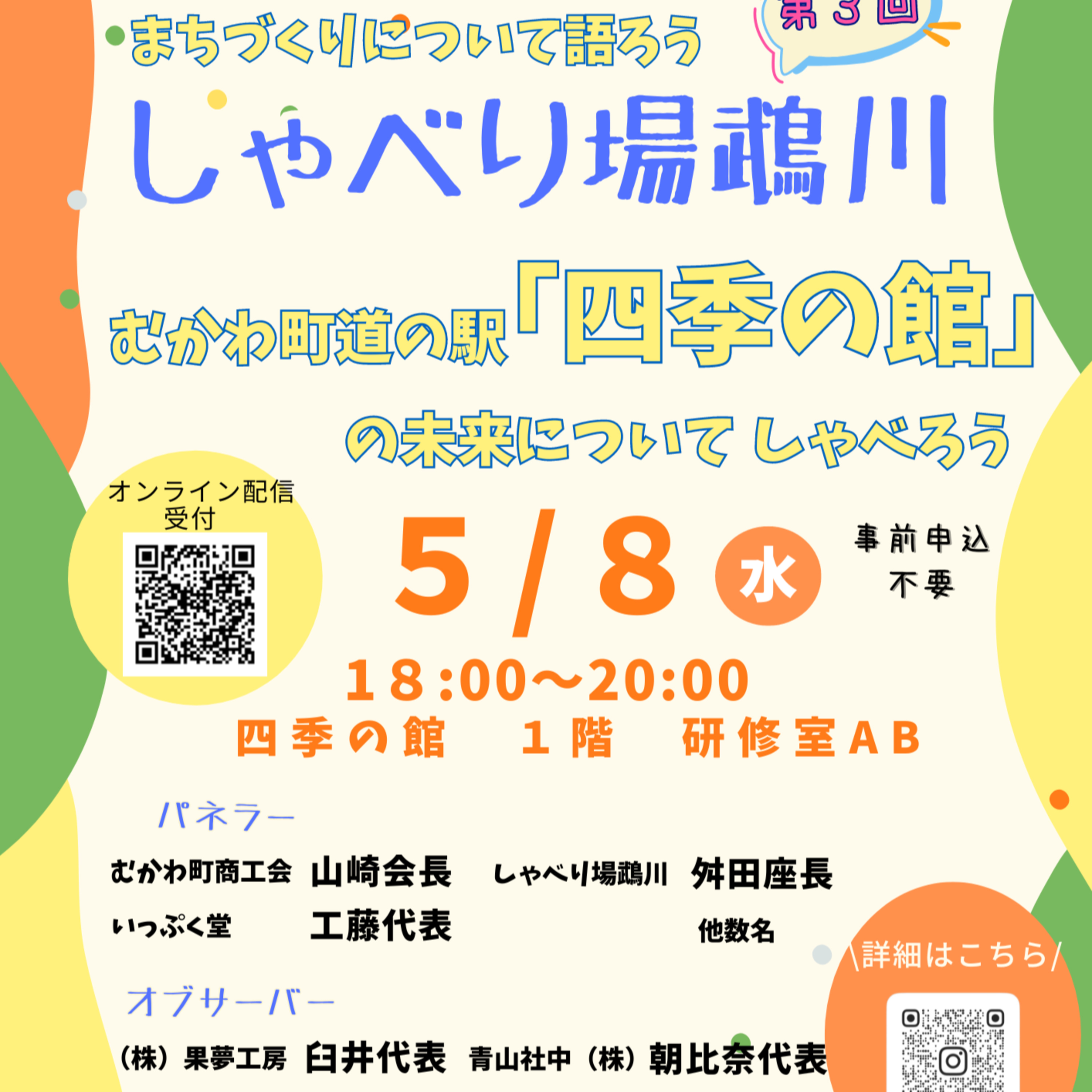 しゃべり場鵡川アフタートーク＃５　「四季の館」の未来についてしゃべろう！ episode artwork