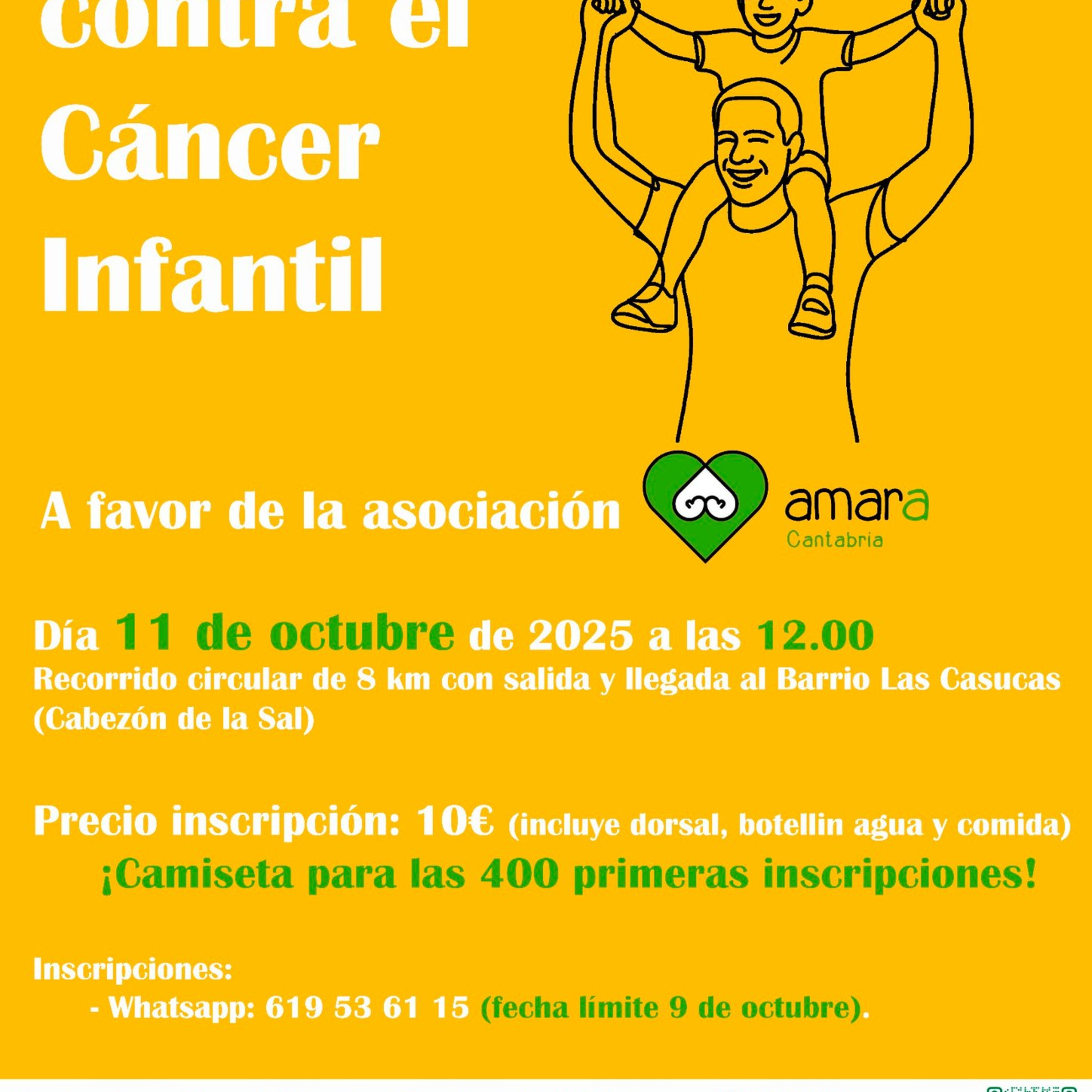 Chus Mata, presidenta de Amara Cantabria (Asociación de padres de niños con cáncer en Cantabria) III Marcha Benéfica contra el Cáncer Infantil el 11 de Octubre  episode artwork